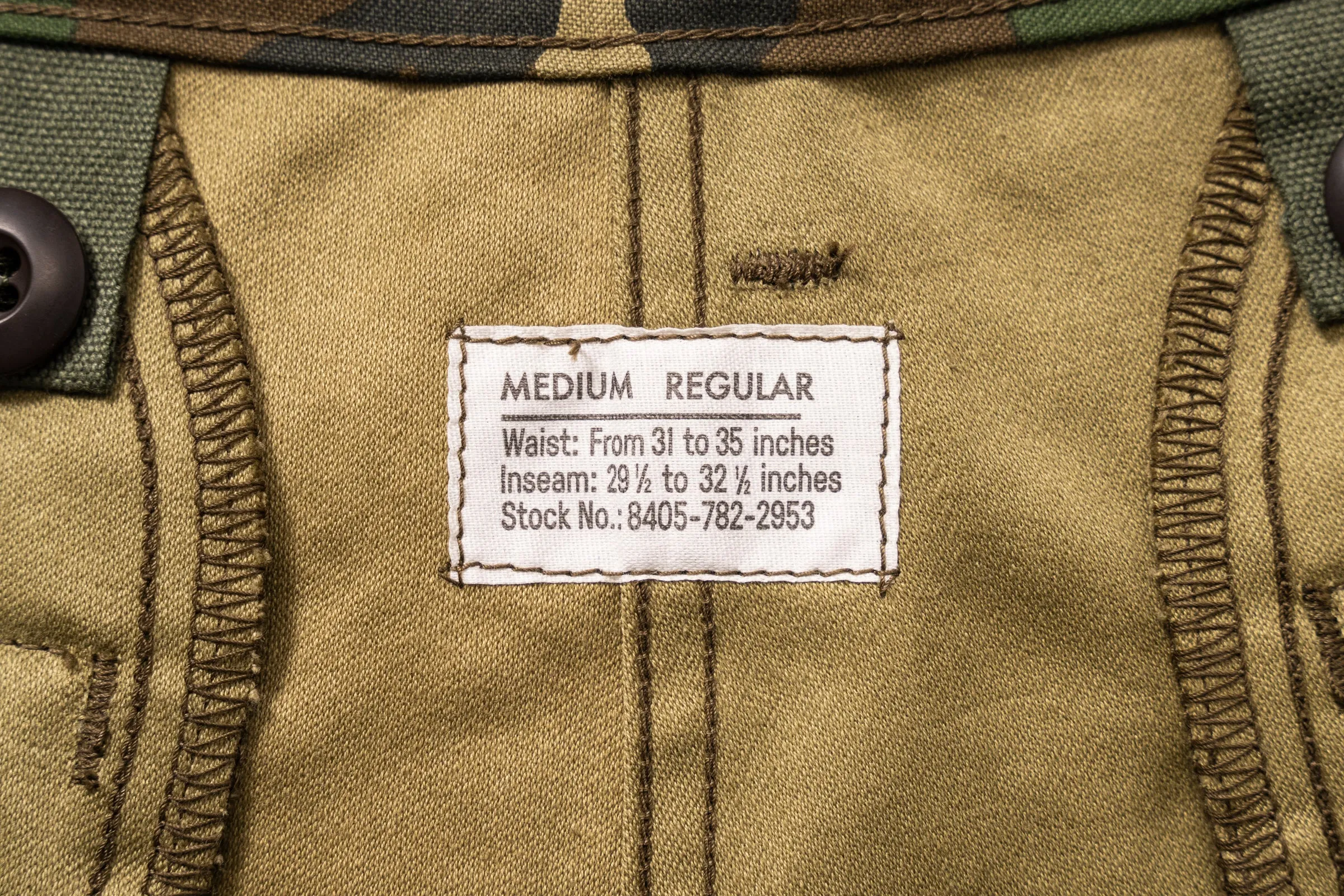 TROUSERS, MEN'S, FIELD, M-65 / WOODLAND PATTERN sold by The Real McCoy's product image thumbnail 4