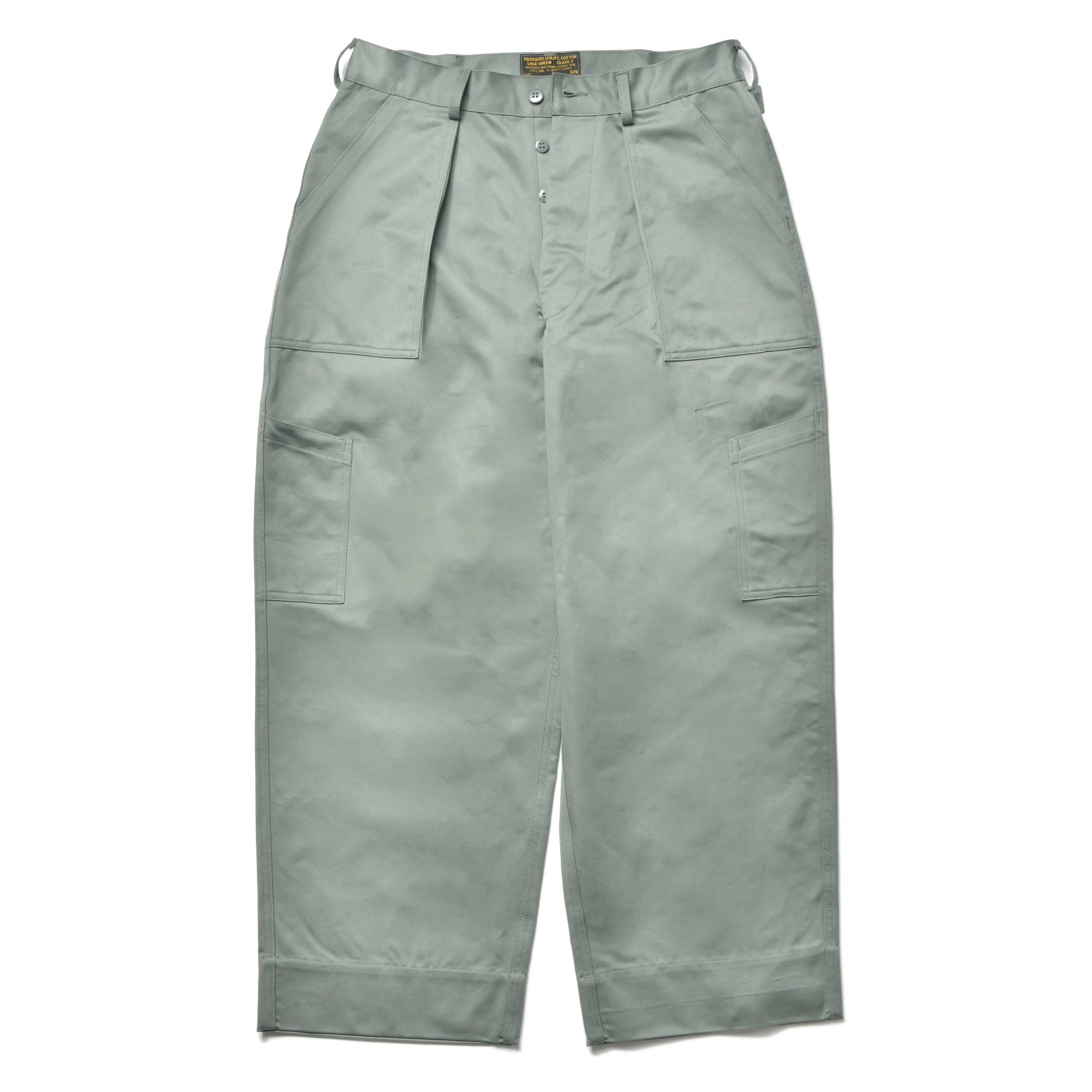 TROUSERS, UTILITY, COTTON / USAF SAGE GREEN sold by The Real McCoy's