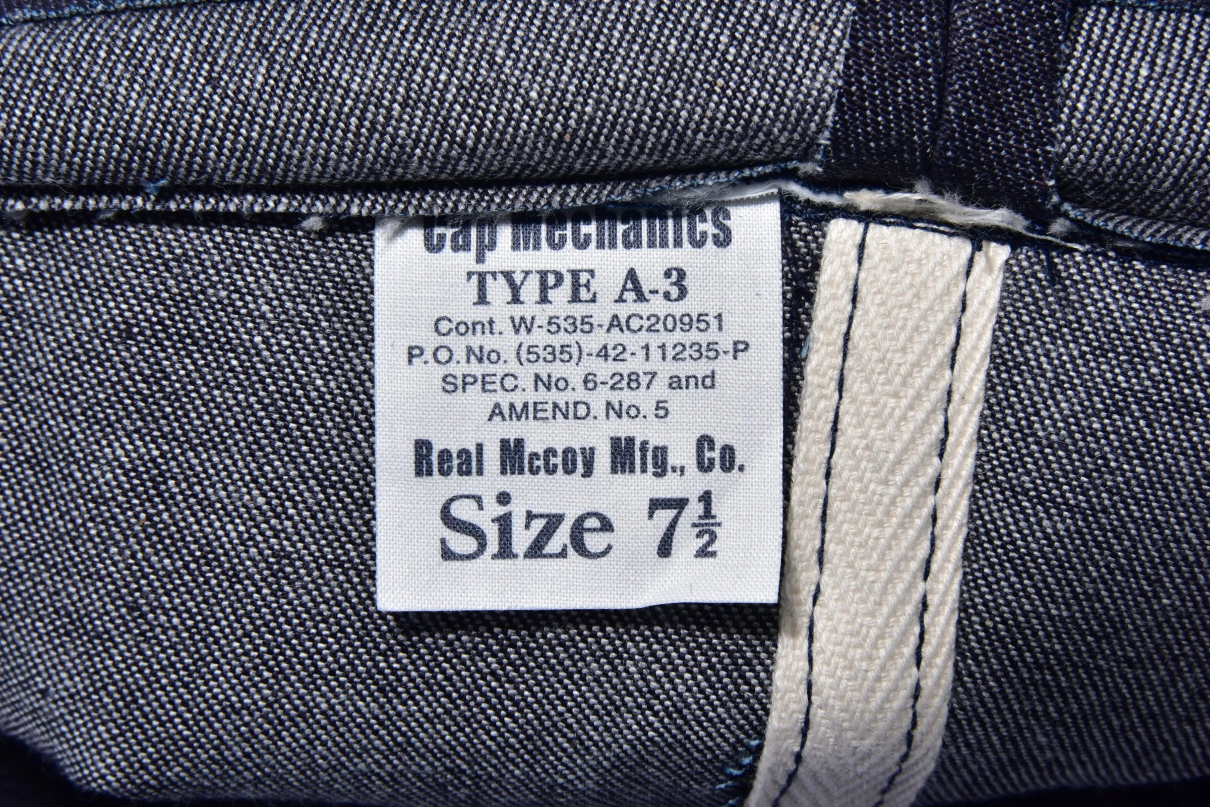 TYPE A-3 CAP / DECAL sold by The Real McCoy's product image thumbnail 3