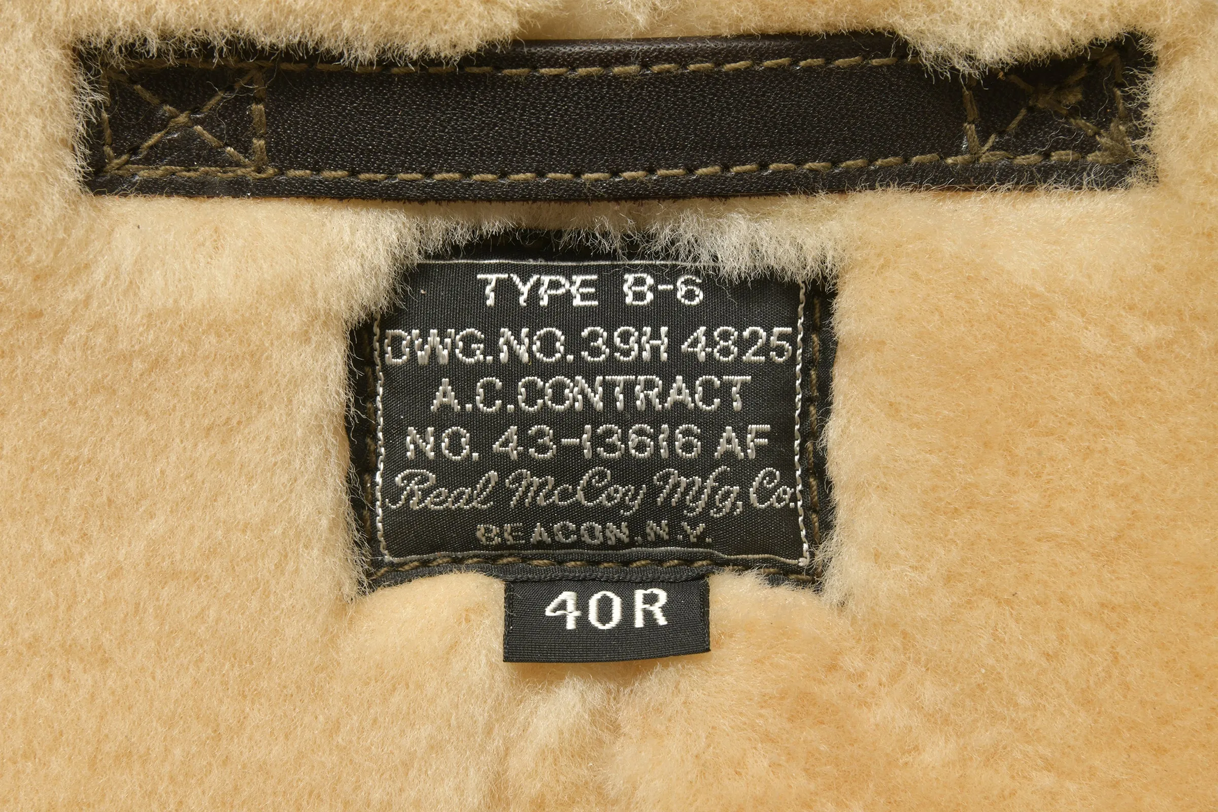 TYPE B-6 REAL McCOY MFG.CO sold by The Real McCoy's product image thumbnail 4