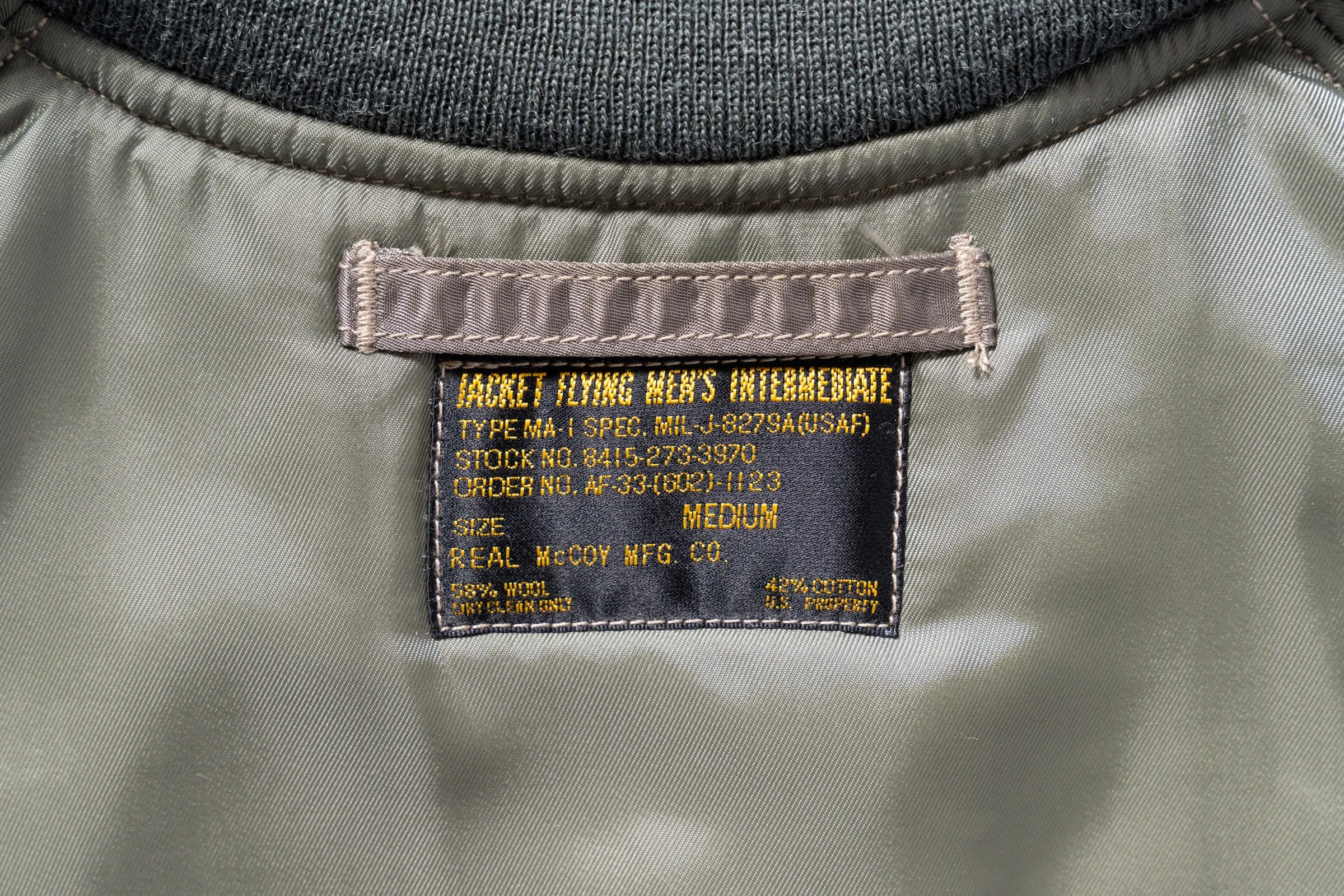 TYPE MA-1 REAL McCOY MFG. CO. / DECAL sold by The Real McCoy's product image thumbnail 4