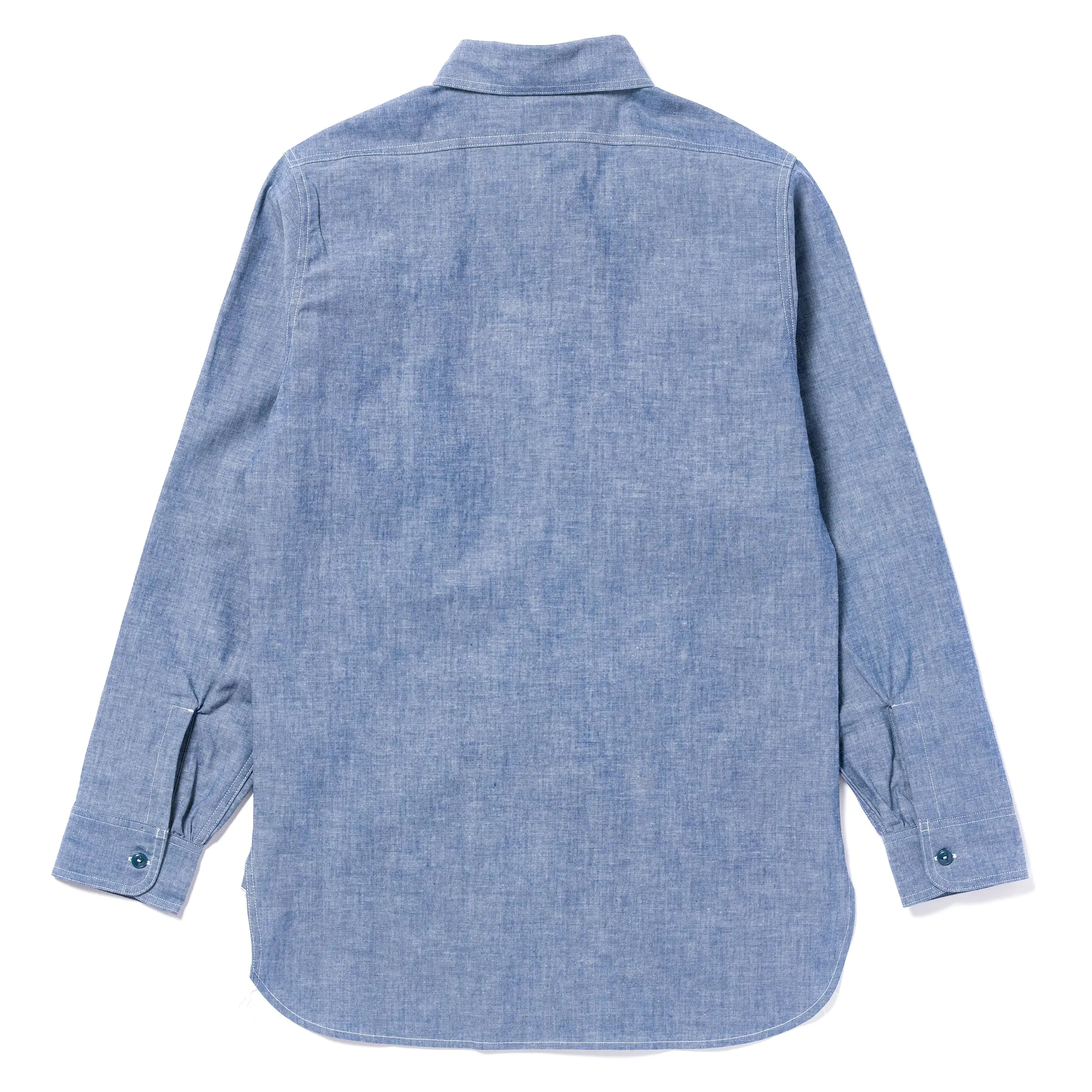 U.S. NAVY CHAMBRAY L/S SHIRT (LONG) sold by The Real McCoy's product image thumbnail 3