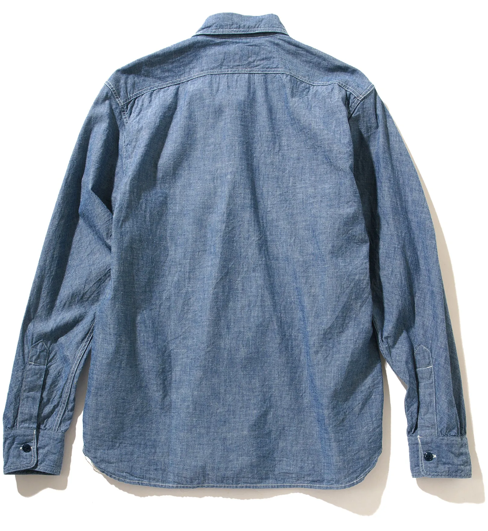 U.S.N. CHAMBRAY SHIRT L/S (STENCIL) sold by The Real McCoy's product image thumbnail 5