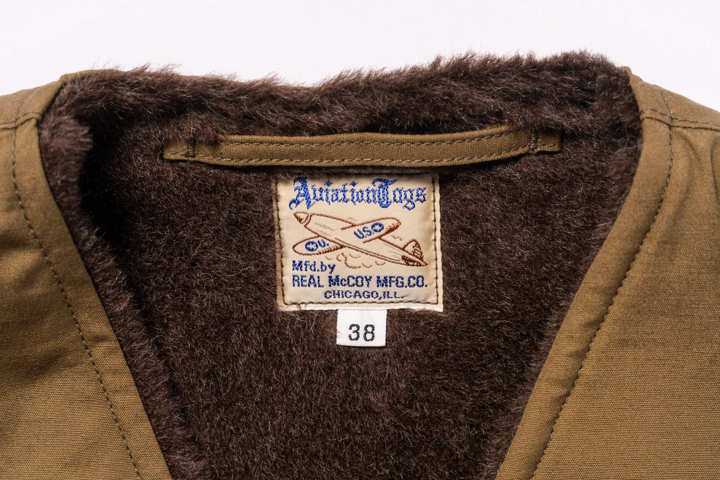 USN ALPACA VEST sold by The Real McCoy's product image thumbnail 4