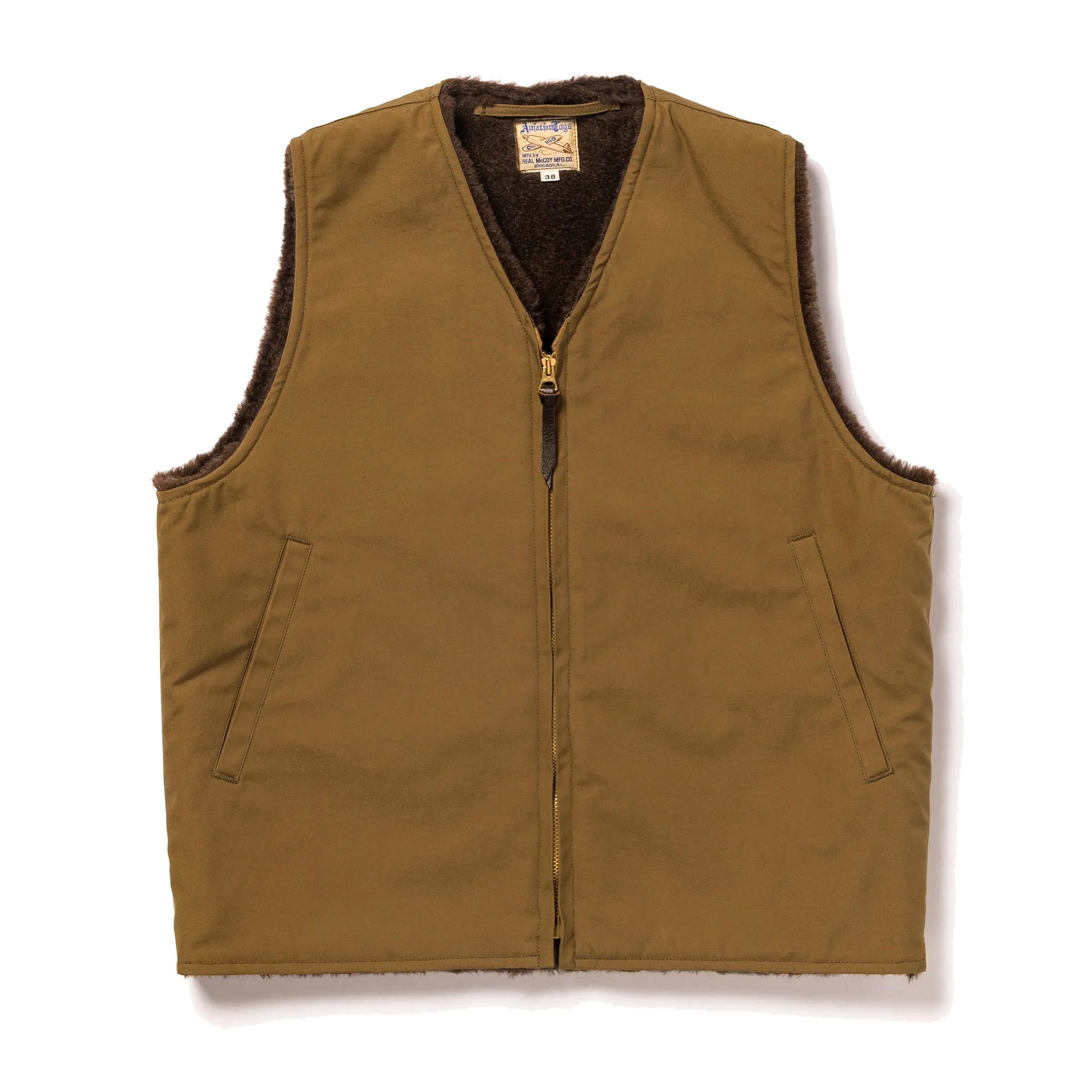 USN ALPACA VEST sold by The Real McCoy's product image thumbnail 2