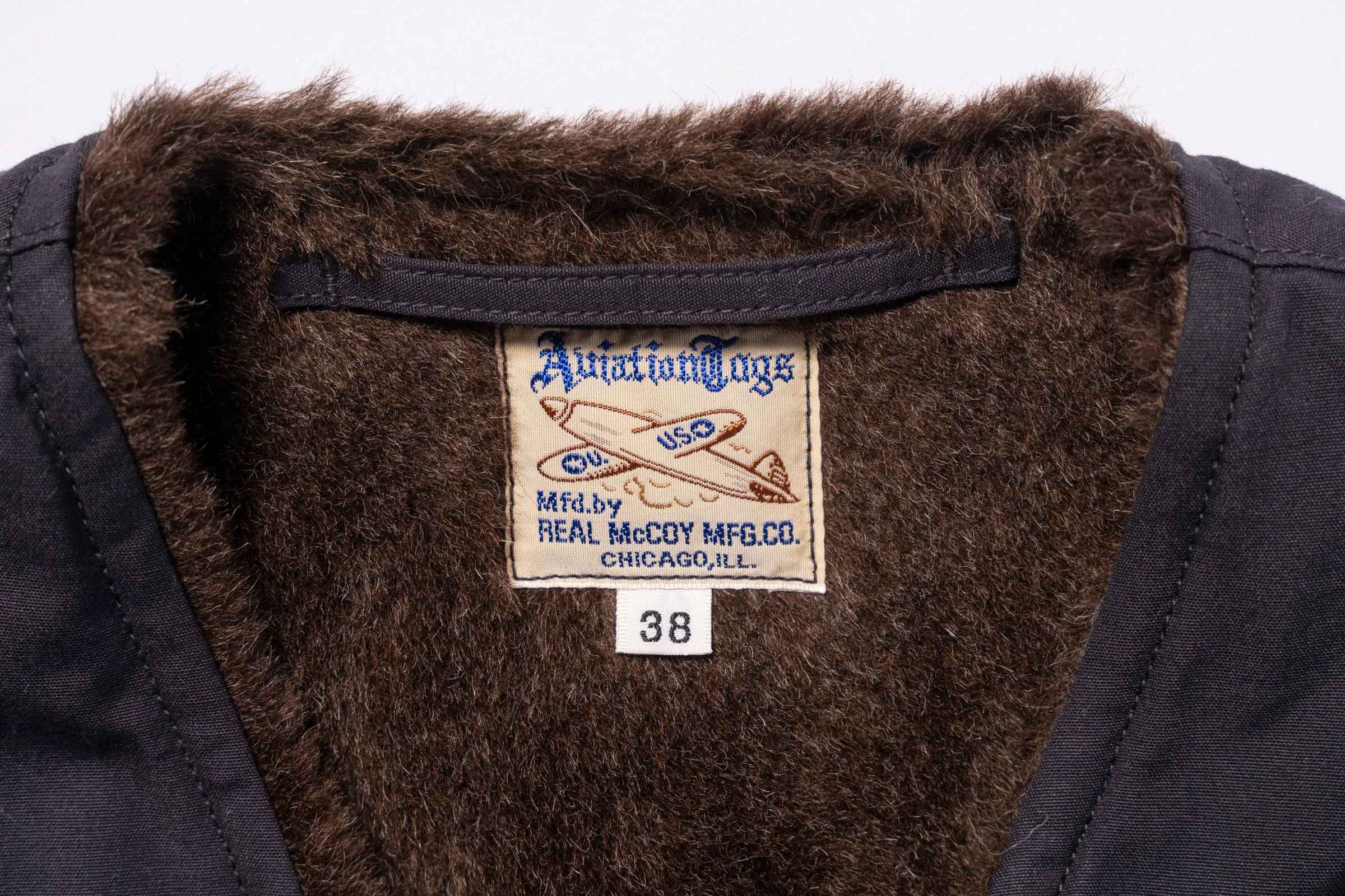 USN ALPACA VEST sold by The Real McCoy's product image thumbnail 4