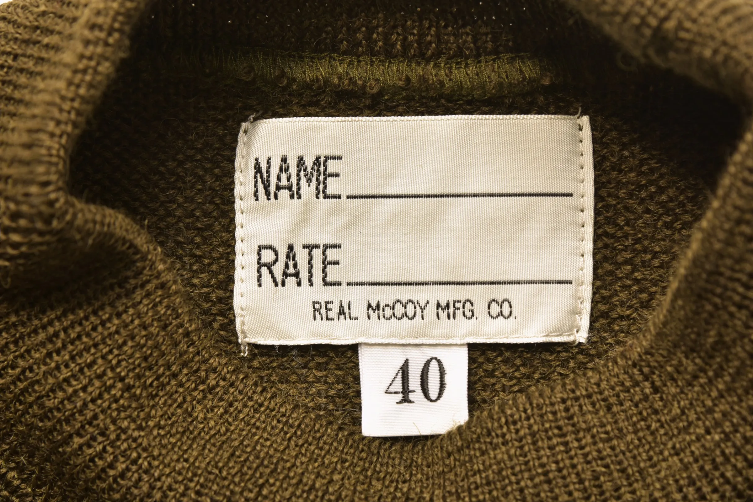 USN WOOL JERSEY sold by The Real McCoy's product image thumbnail 4