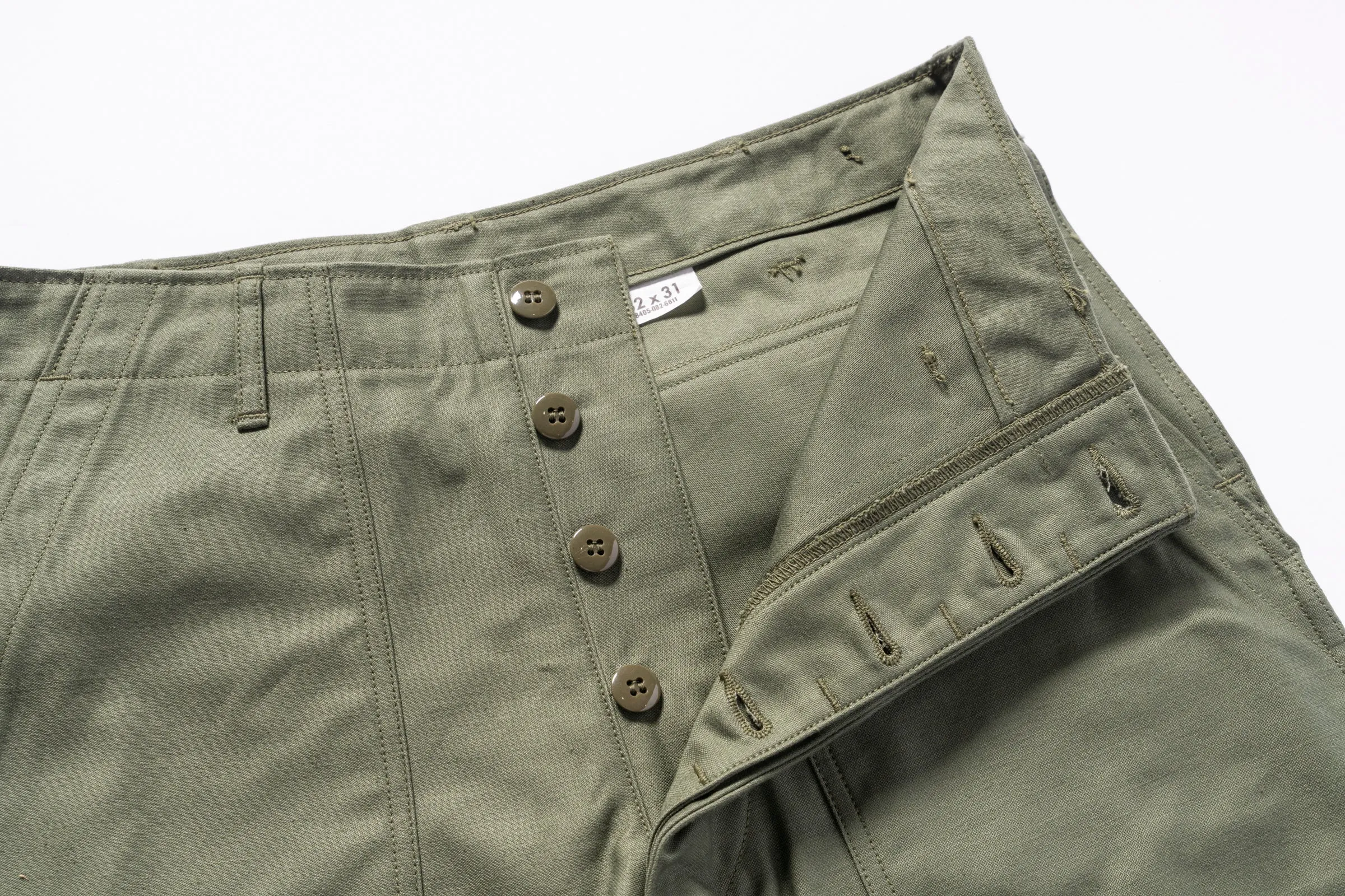UTILITY SHORTS / COTTON SATEEN sold by The Real McCoy's product image thumbnail 5
