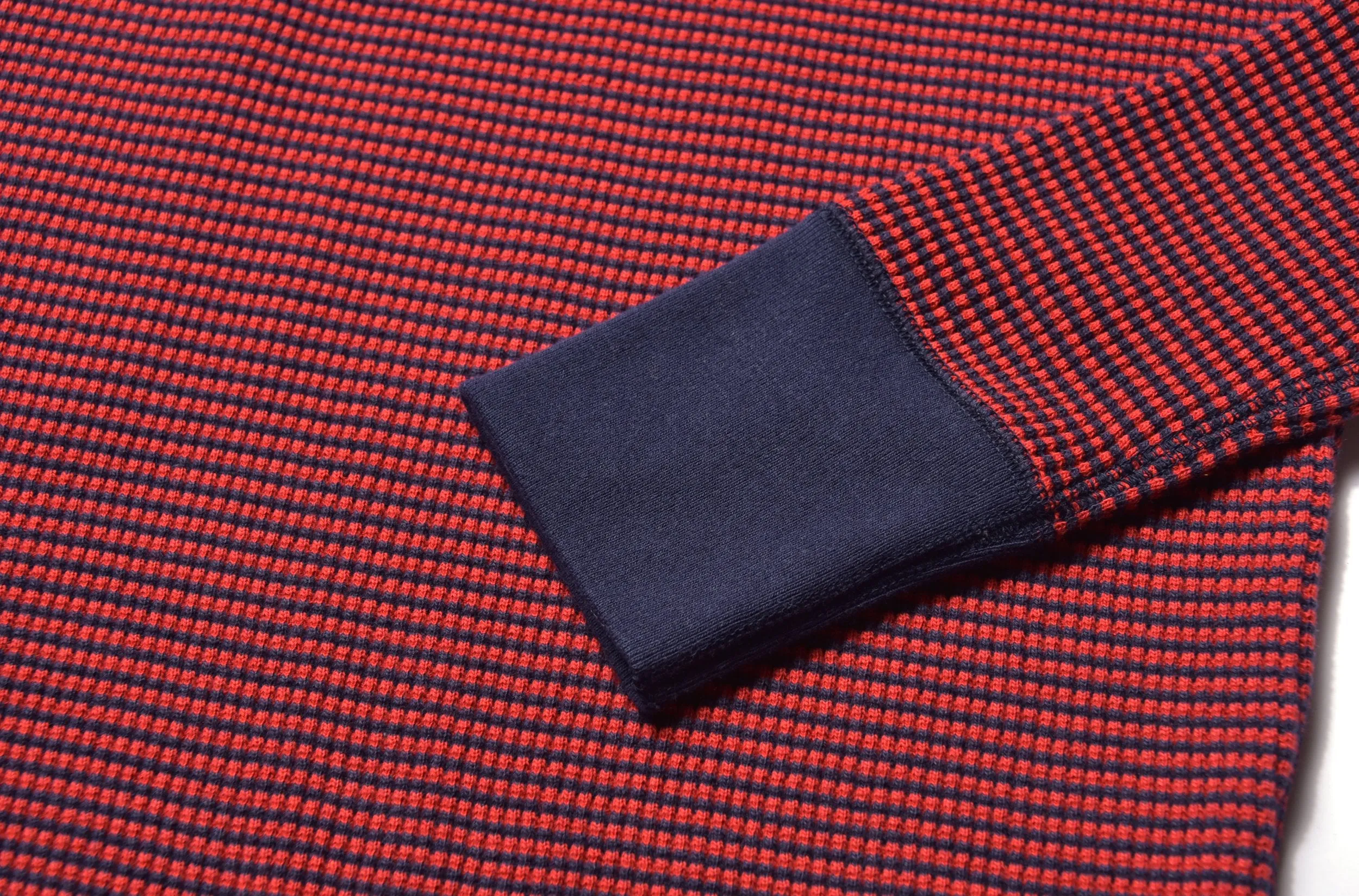 WAFFLE STRIPE THERMAL SHIRT L/S sold by The Real McCoy's product image thumbnail 4