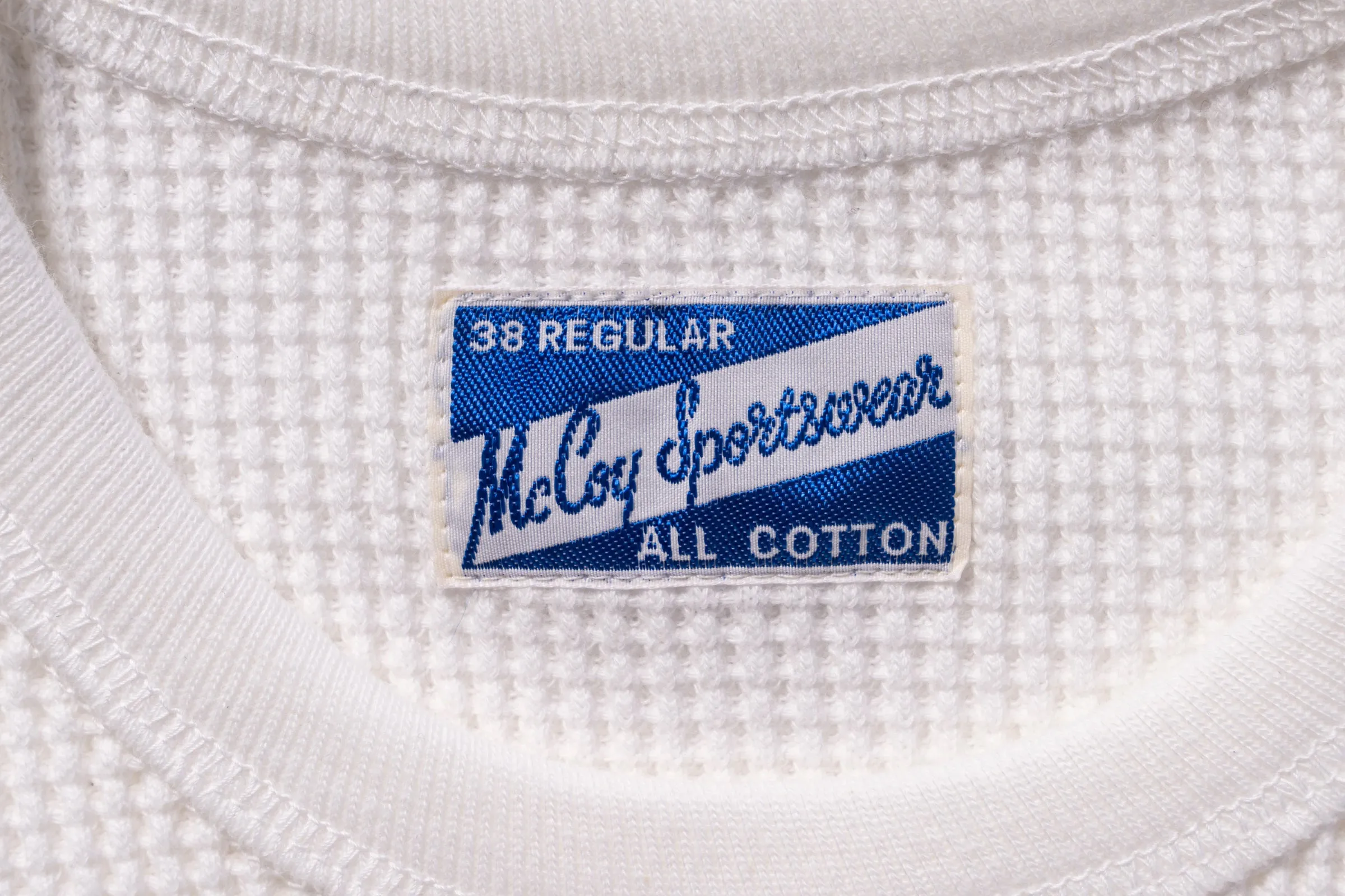 WAFFLE THERMAL SHIRT S/S sold by The Real McCoy's product image thumbnail 4