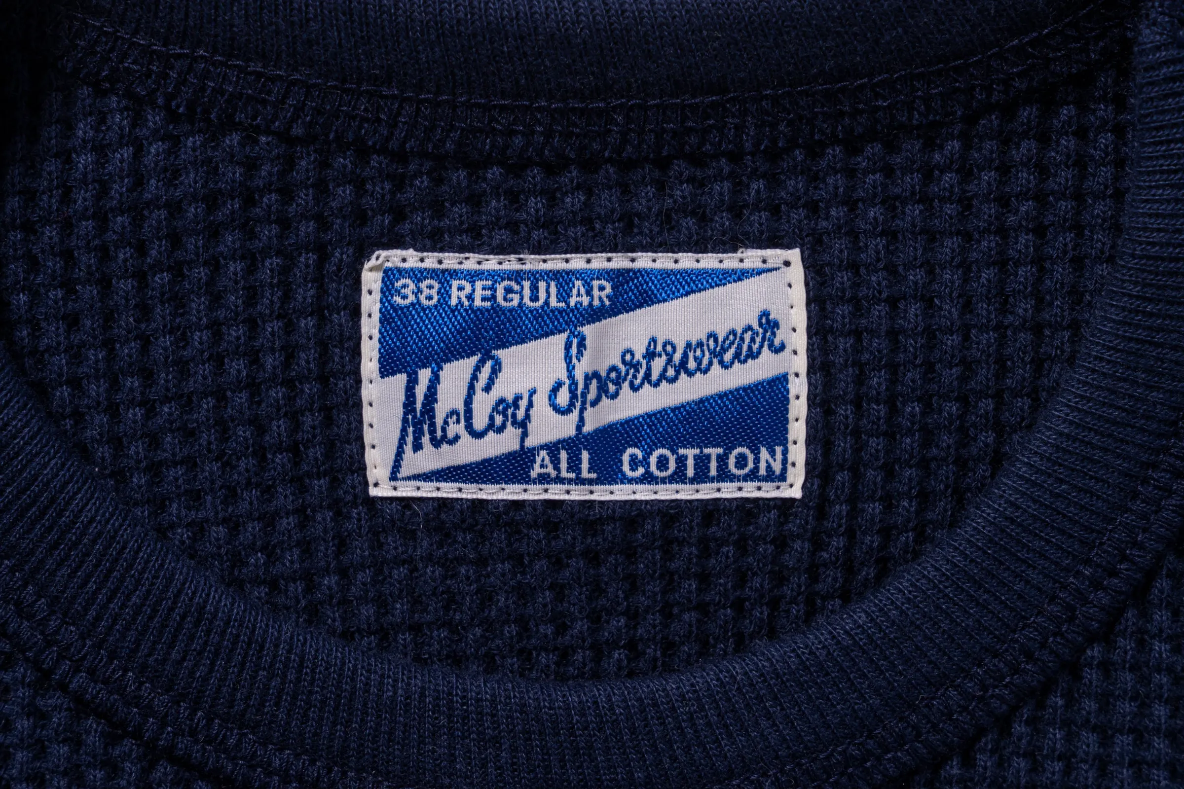 WAFFLE THERMAL SHIRT S/S sold by The Real McCoy's product image thumbnail 4