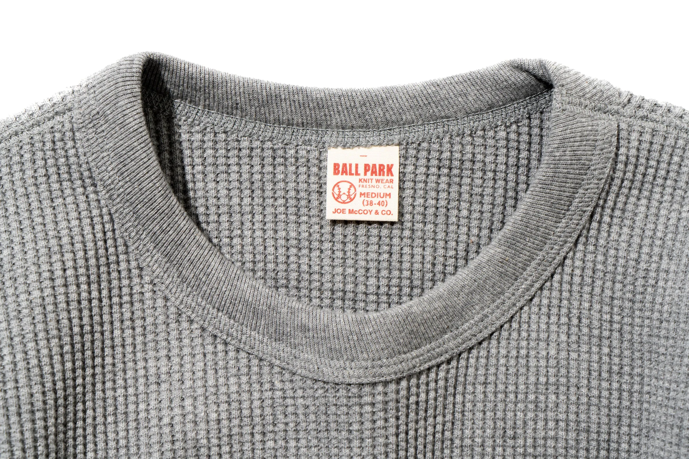 WAFFLE THERMAL SHIRTS LONG SLEEVE sold by The Real McCoy's product image thumbnail 3