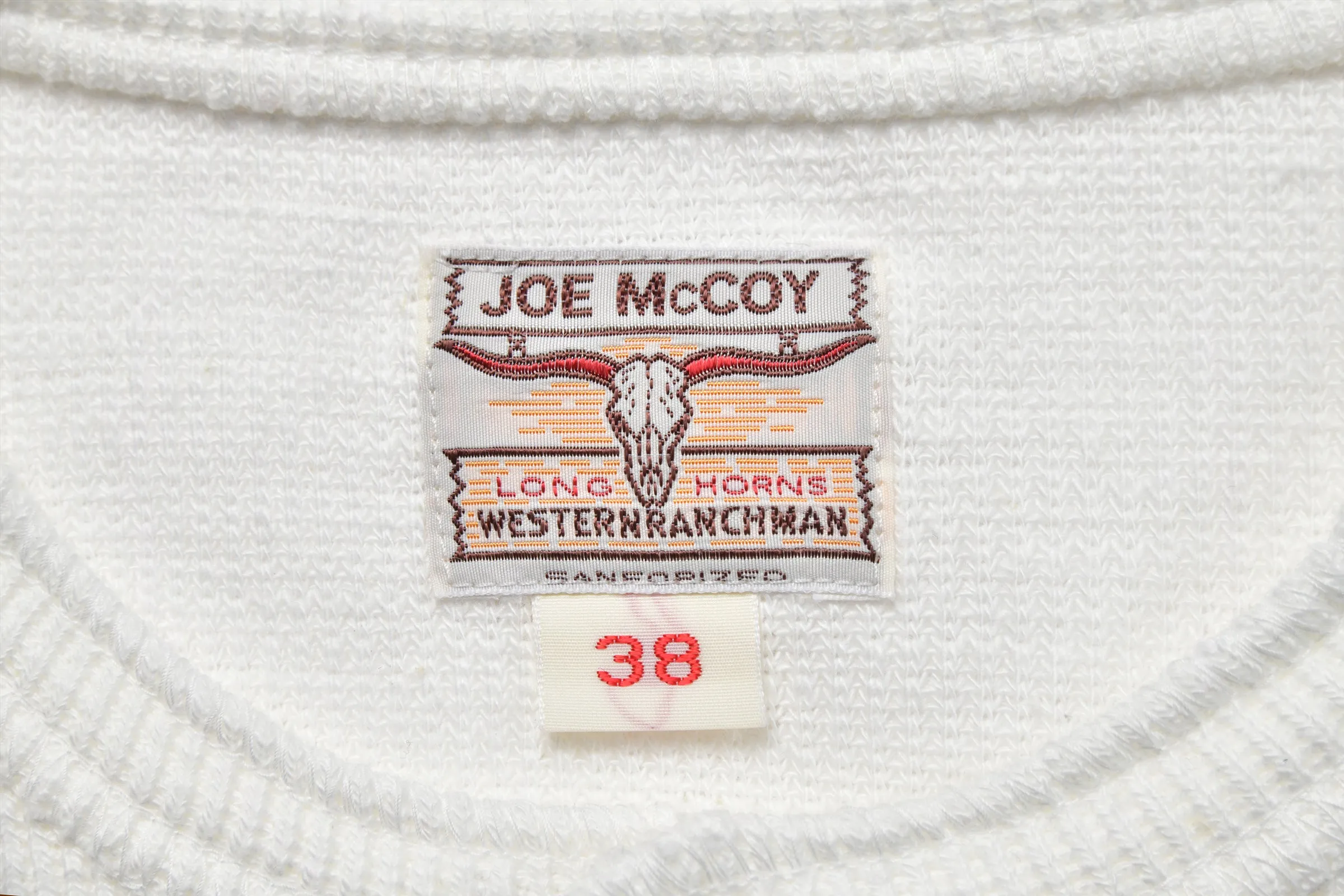 WESTERN CARDIGAN STITCH HENLEY SHIRT sold by The Real McCoy's product image thumbnail 4