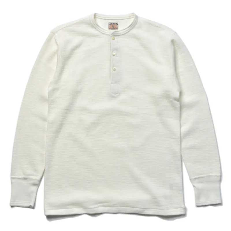 WESTERN CARDIGAN STITCH HENLEY SHIRT sold by The Real McCoy's