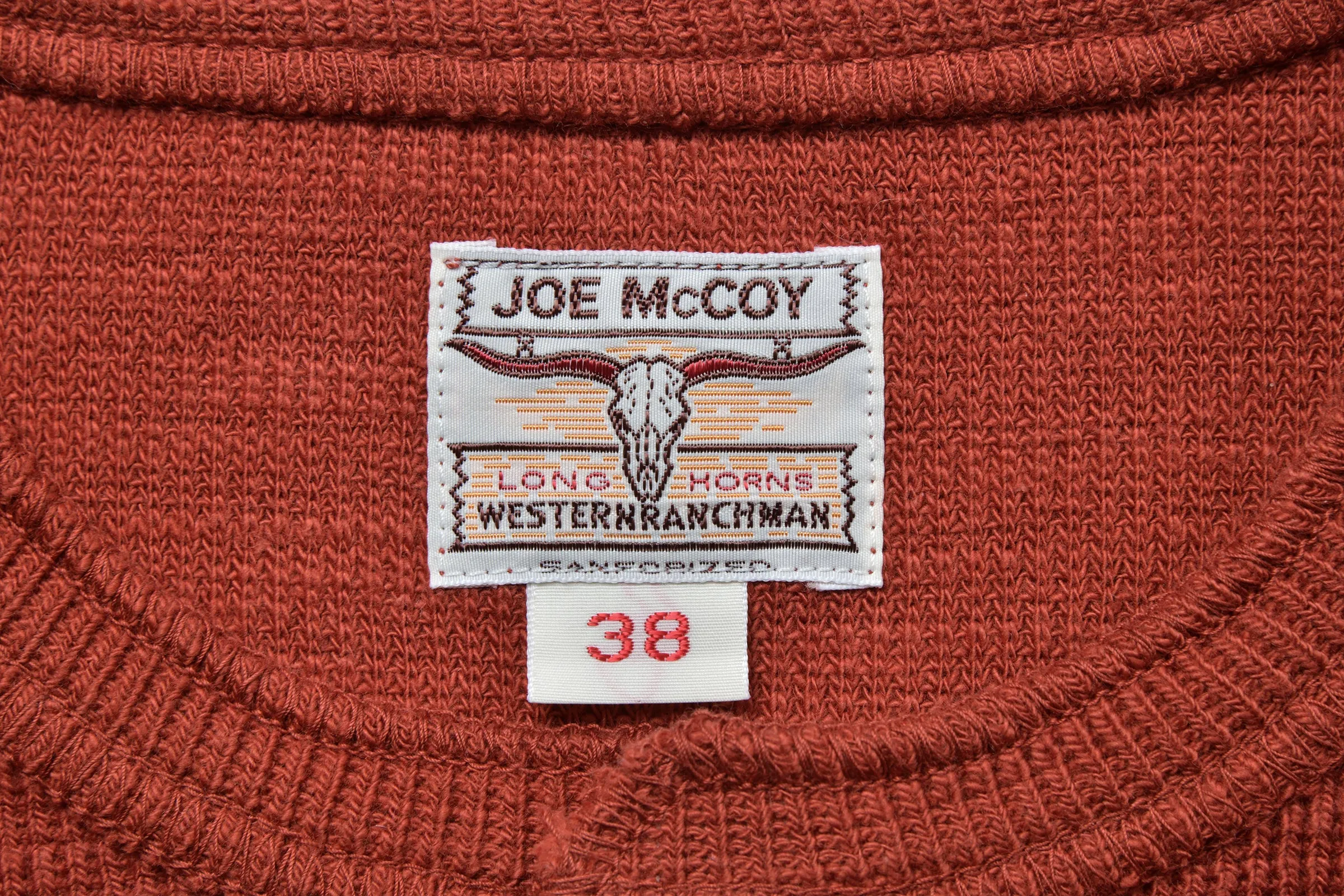 WESTERN CARDIGAN STITCH HENLEY SHIRT sold by The Real McCoy's product image thumbnail 4