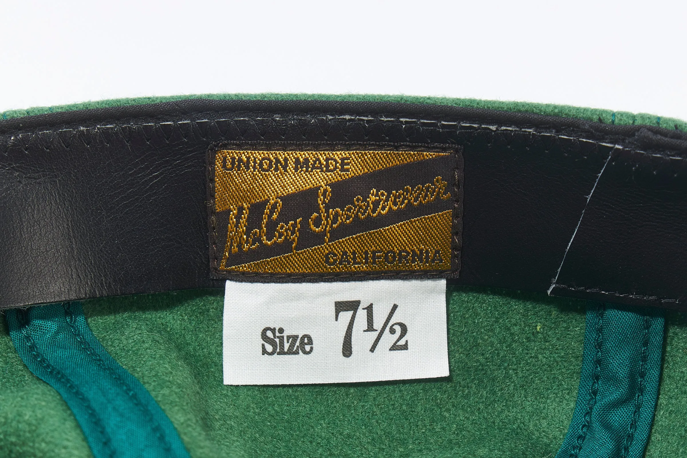 WOOL BASEBALL CAP / SHAMROCK sold by The Real McCoy's product image thumbnail 4