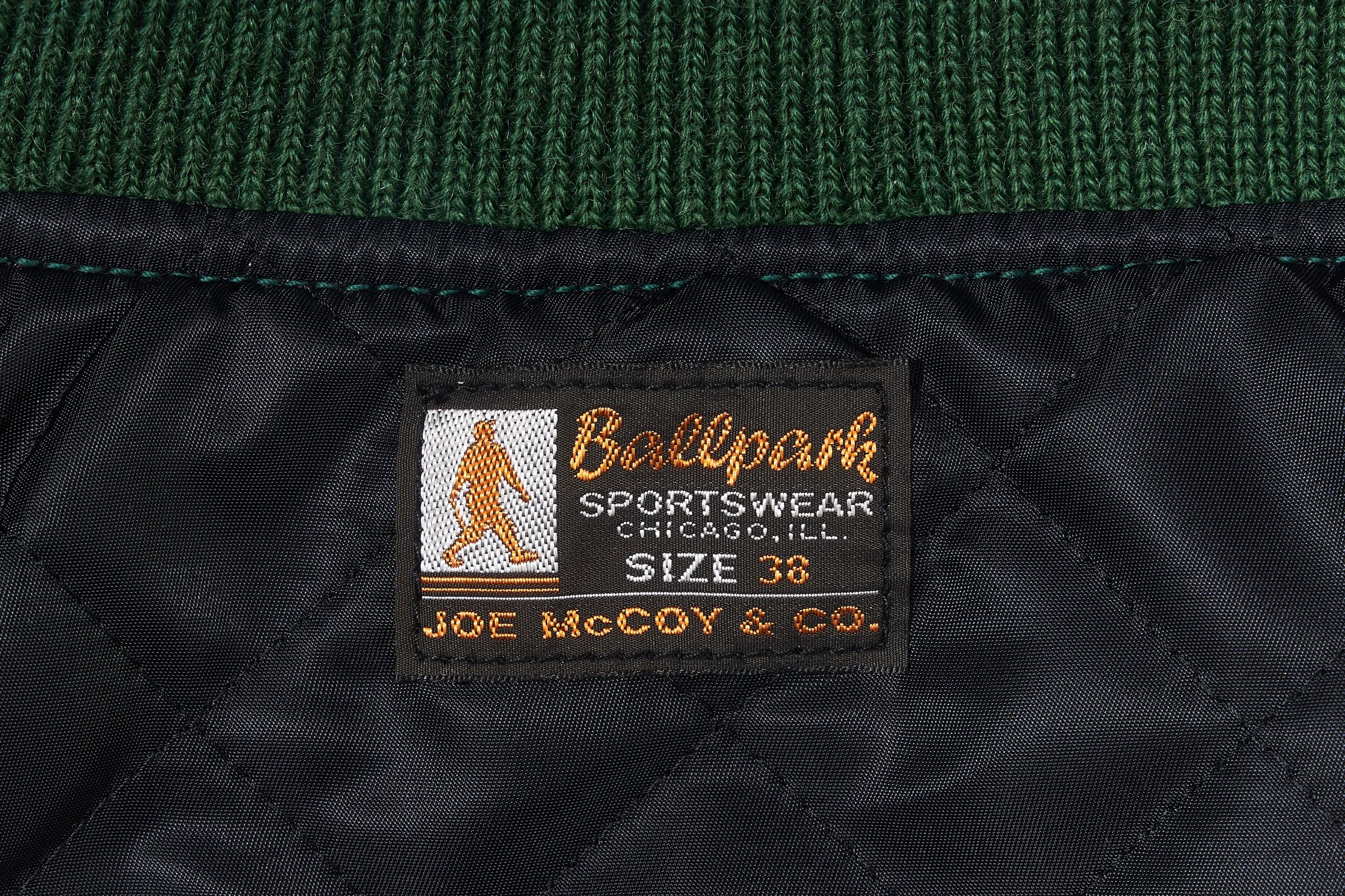 WOOL VARSITY JACKET / SHAMROCKS sold by The Real McCoy's product image thumbnail 4