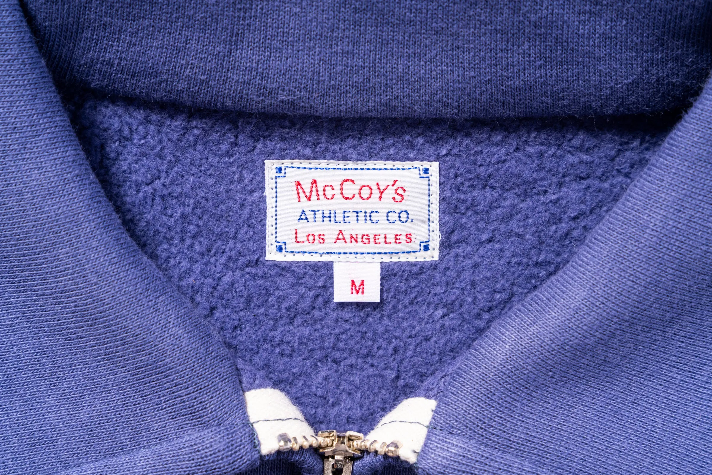 10 OZ. LOOPWHEEL 1/4 ZIP SWEATSHIRT sold by The Real McCoy's product image thumbnail 4