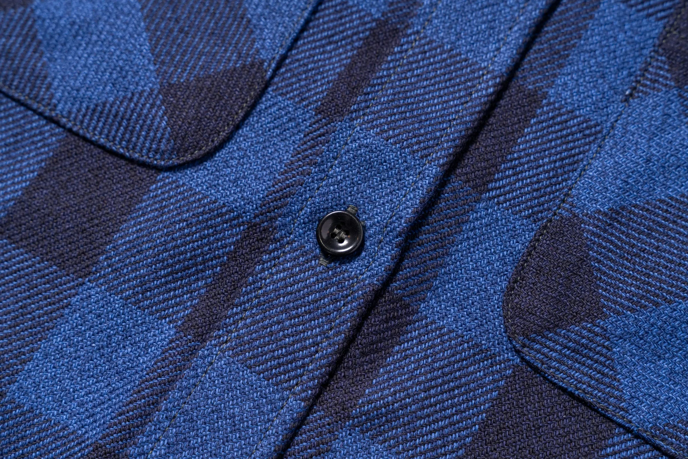 8HU TWISTED-YARN BUFFALO CHECK FLANNEL SHIRT sold by The Real McCoy's product image thumbnail 5