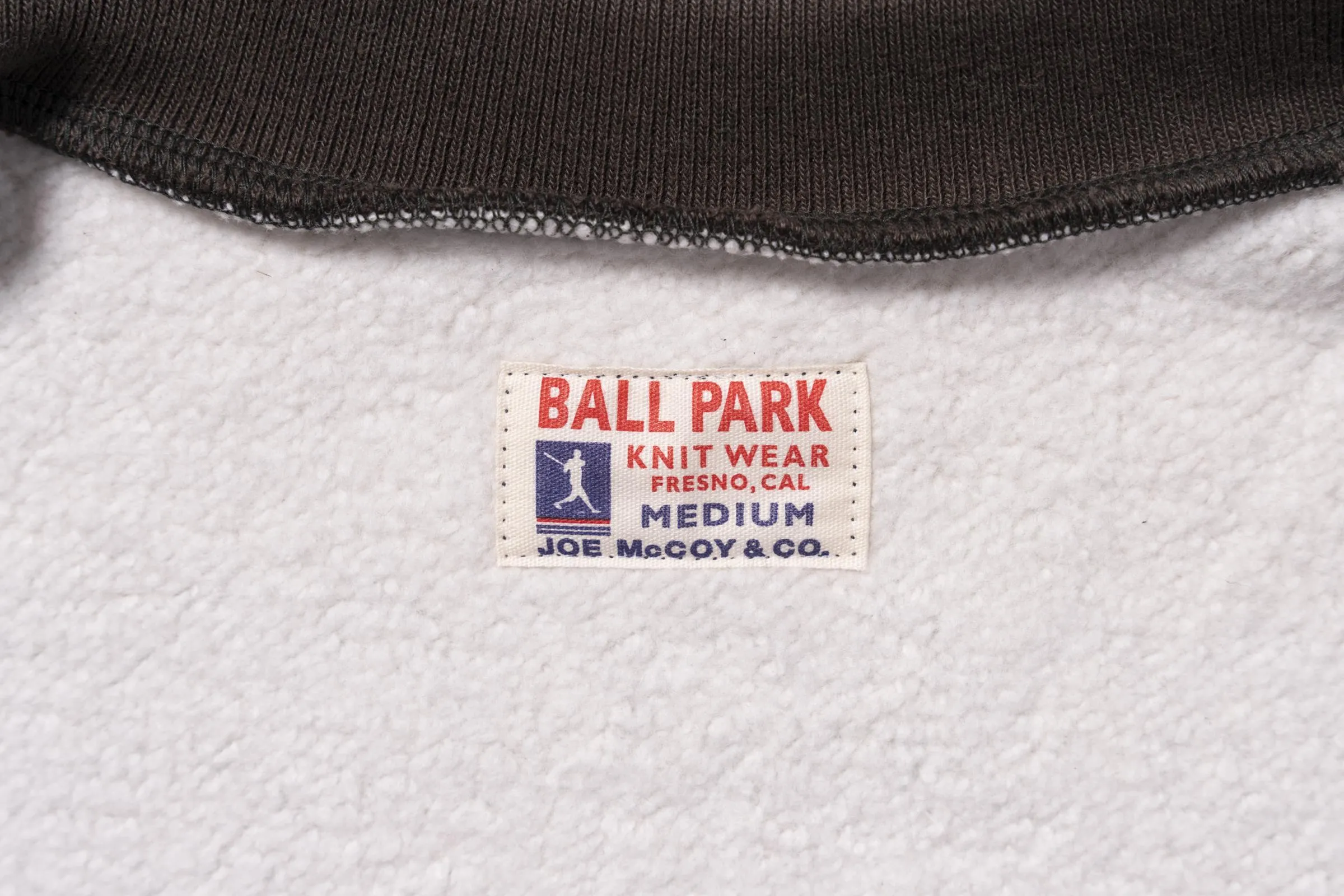 PRINTED SNOW PATTERN F/Z SWEATSHIRT sold by The Real McCoy's product image thumbnail 4