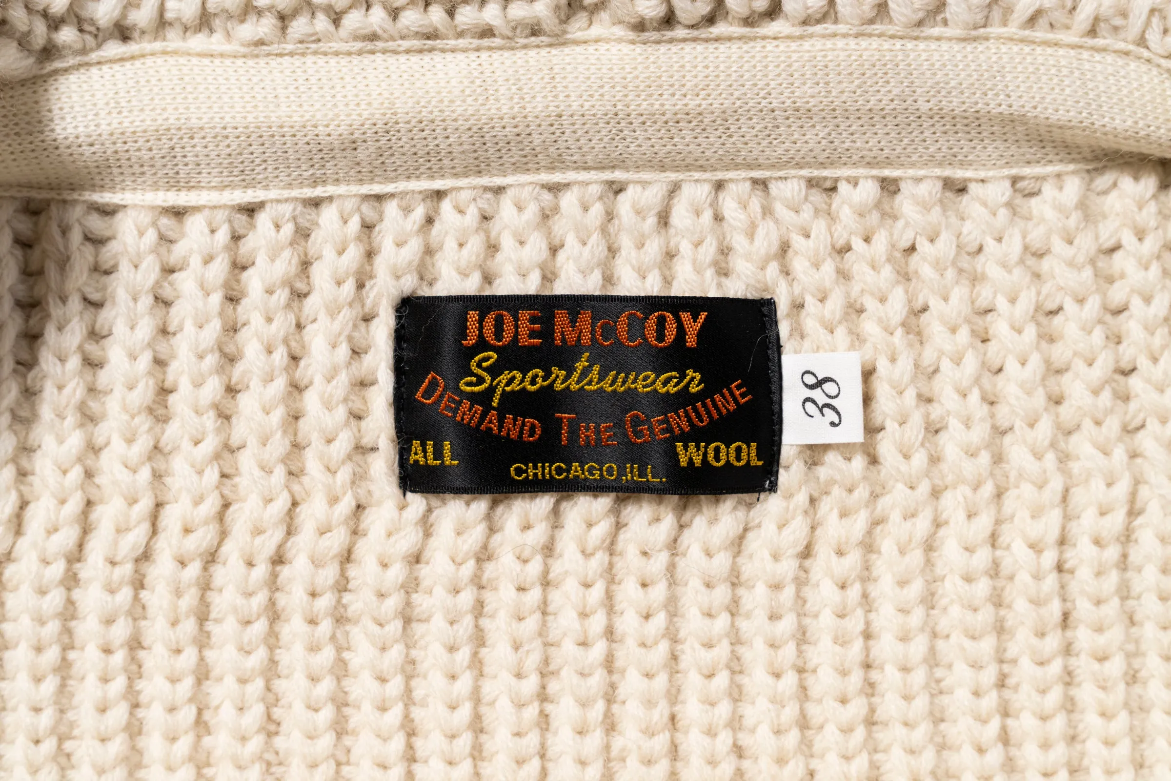 STRIPED SHAWL COLLAR CARDIGAN sold by The Real McCoy's product image thumbnail 4