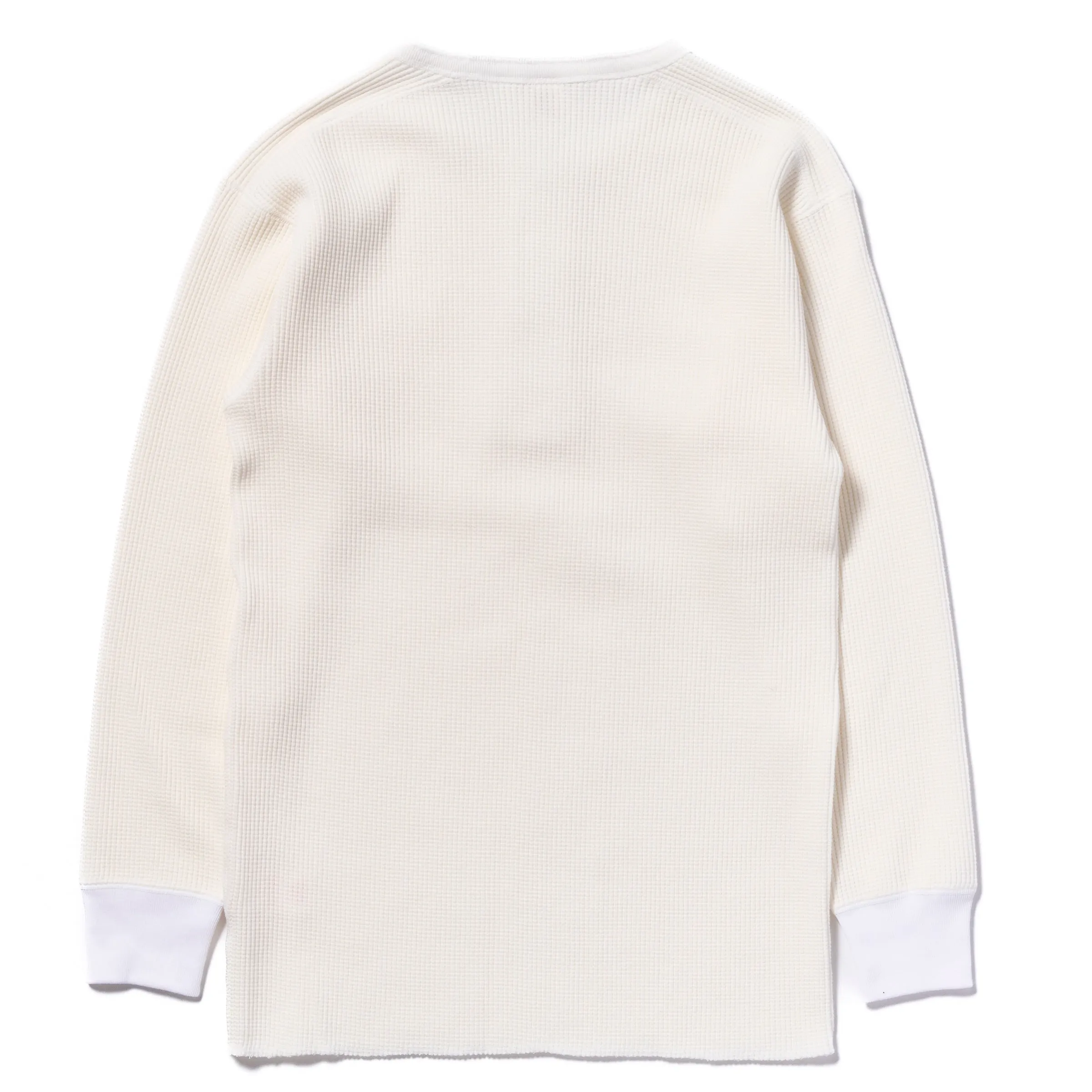 WAFFLE THERMAL HENLEY UNDERSHIRT L/S sold by The Real McCoy's product image thumbnail 3
