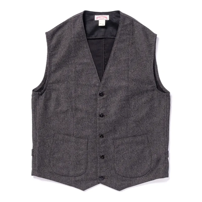 DOUBLE DIAMOND VEST / PRINTED MOLESKIN sold by The Real McCoy's