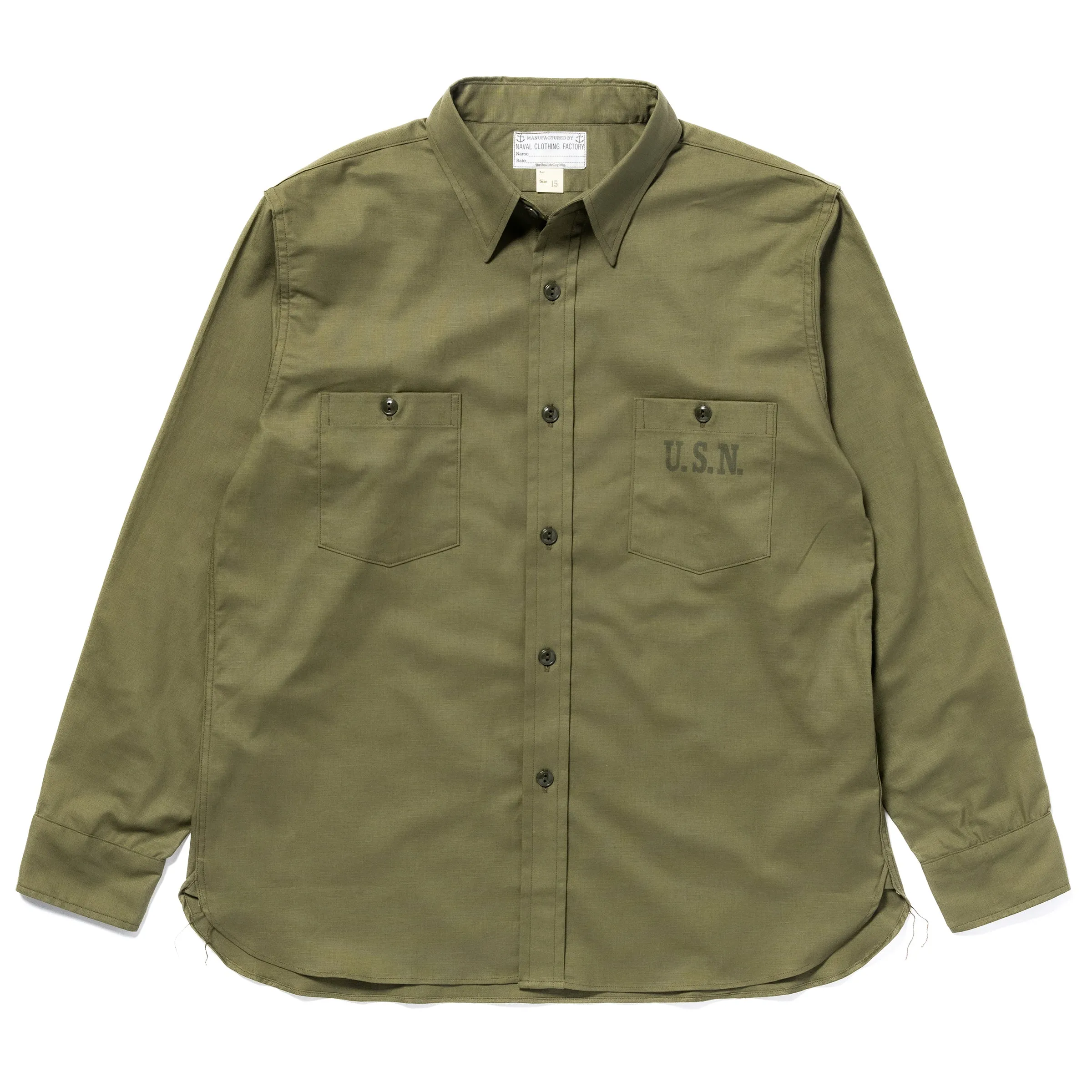 N-3 SHIRT L/S (MODIFY) / USN sold by The Real McCoy's product image thumbnail 2