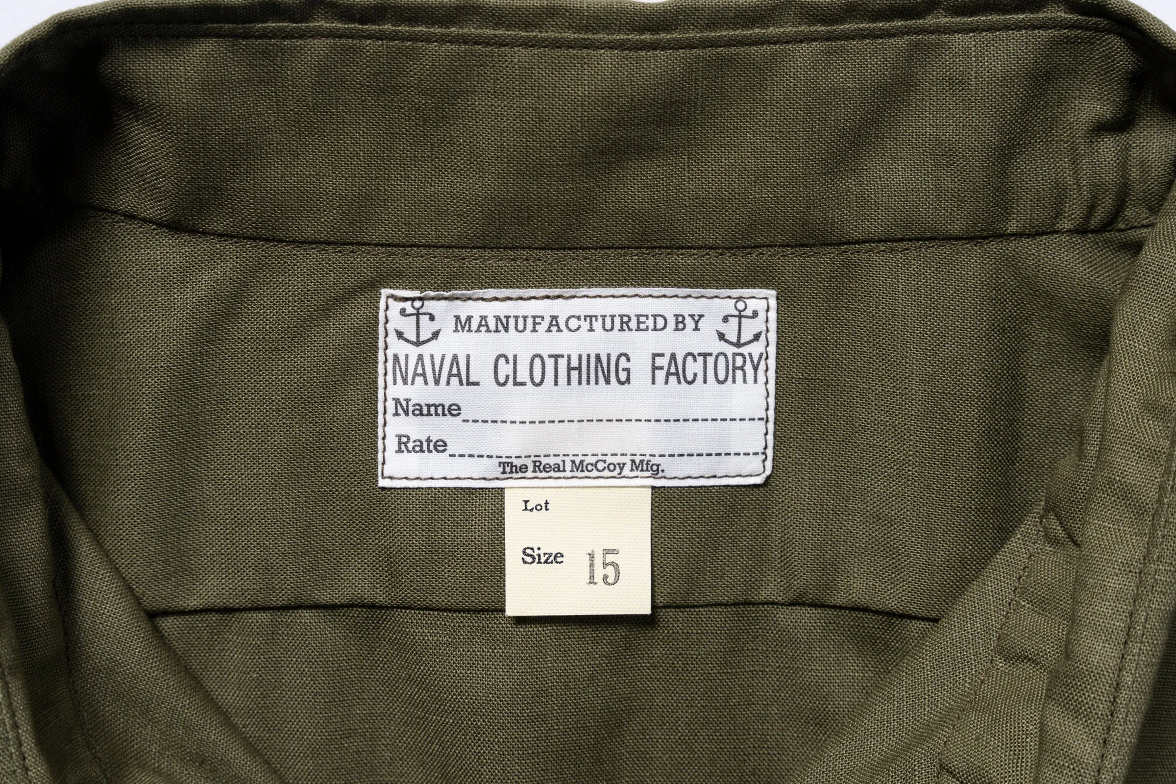 N-3 SHIRT L/S (MODIFY) / USN sold by The Real McCoy's product image thumbnail 4
