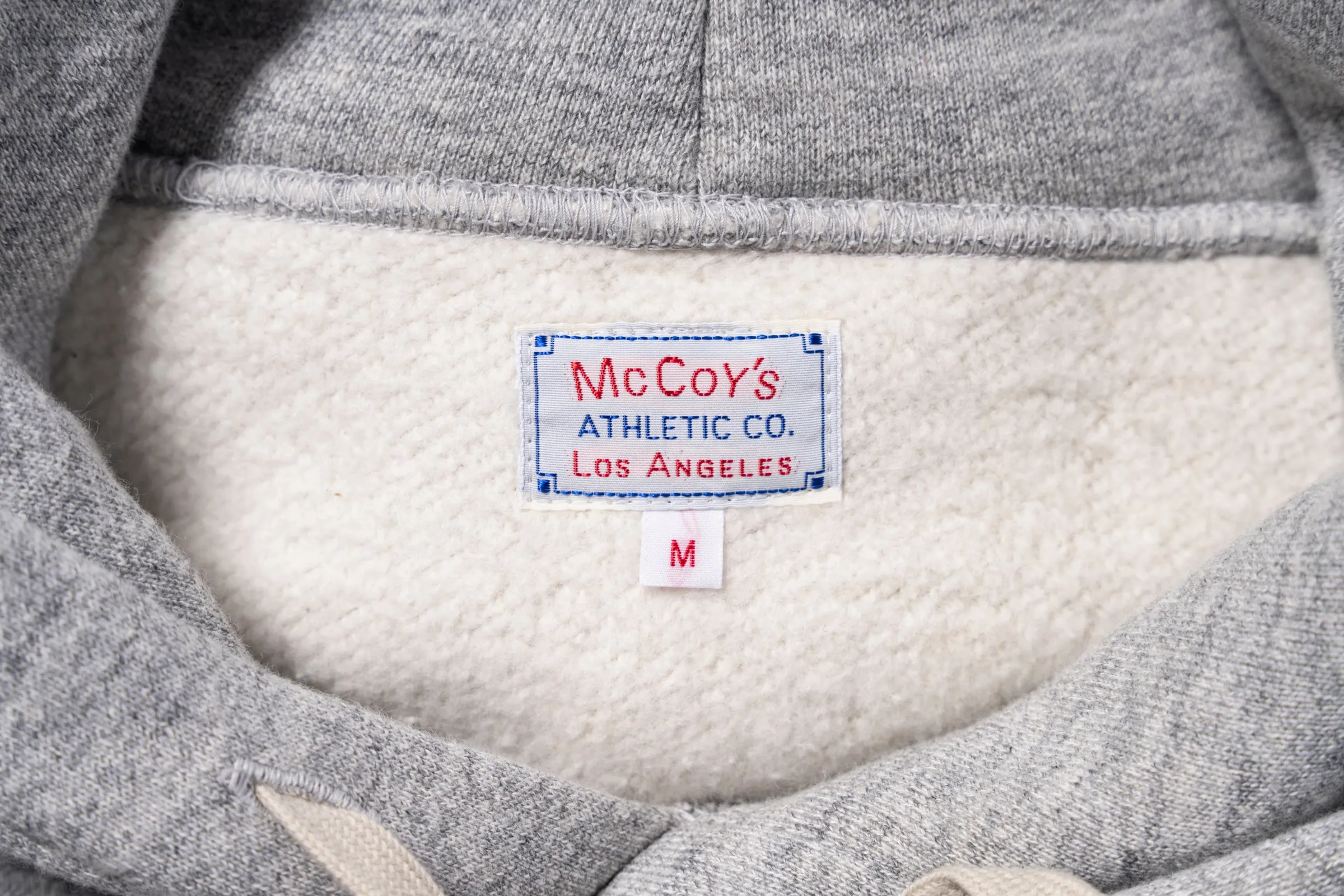 10 OZ. LOOPWHEEL HOODED SWEATSHIRT sold by The Real McCoy's product image thumbnail 4