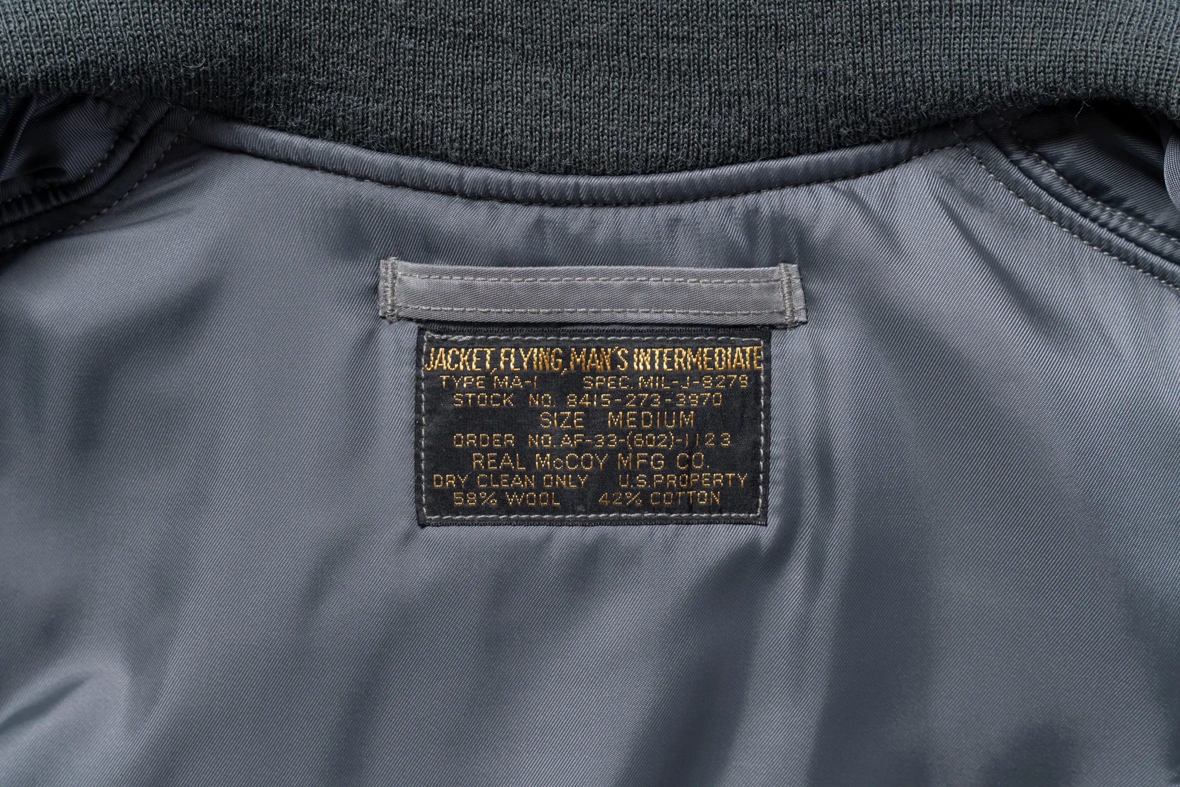 TYPE MA-1 REAL McCOY MFG. CO. / J-8279 sold by The Real McCoy's product image thumbnail 4