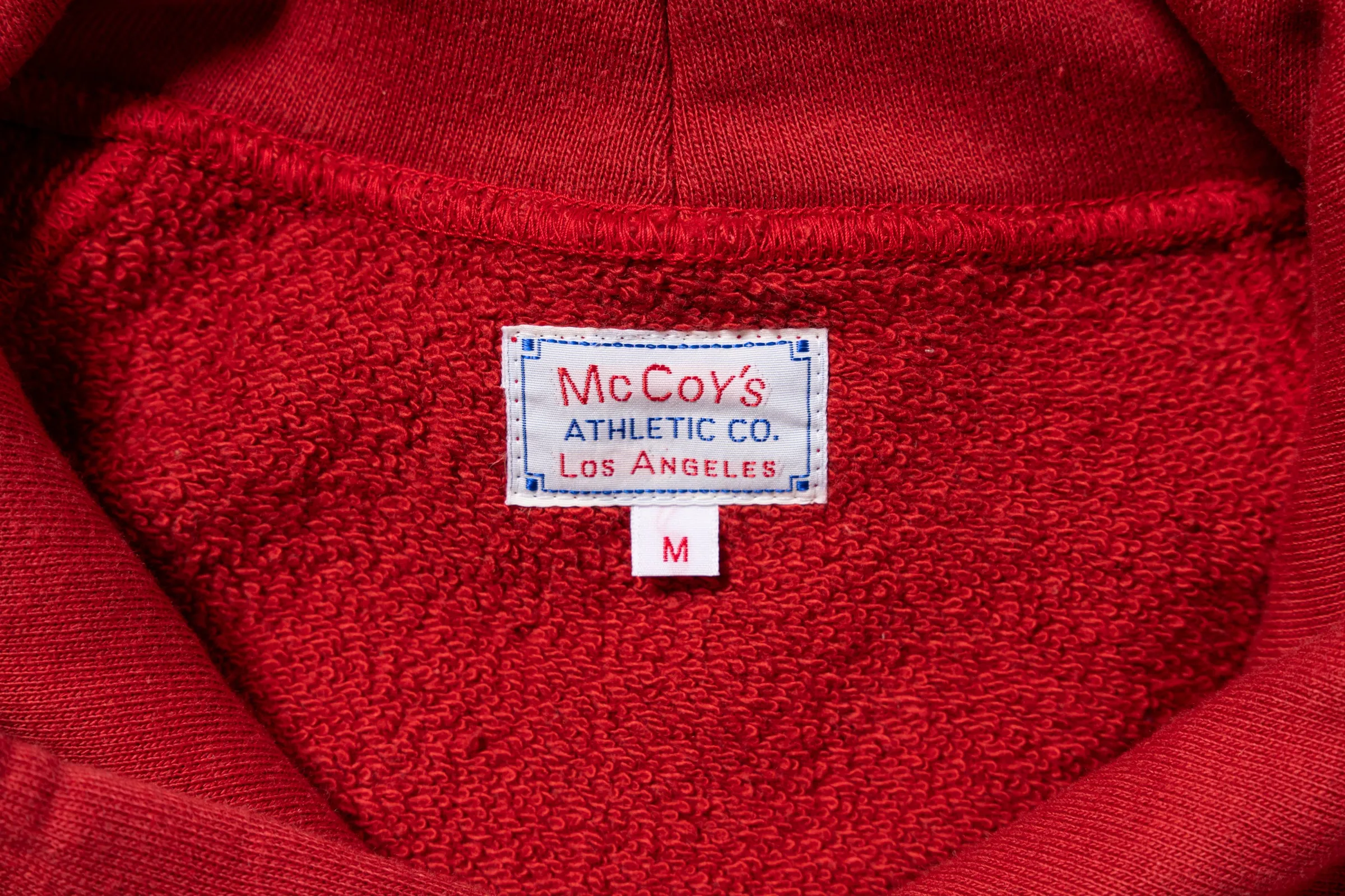 9 OZ. LOOPWHEEL RAGLAN HOODED SWEATSHIRT sold by The Real McCoy's product image thumbnail 4