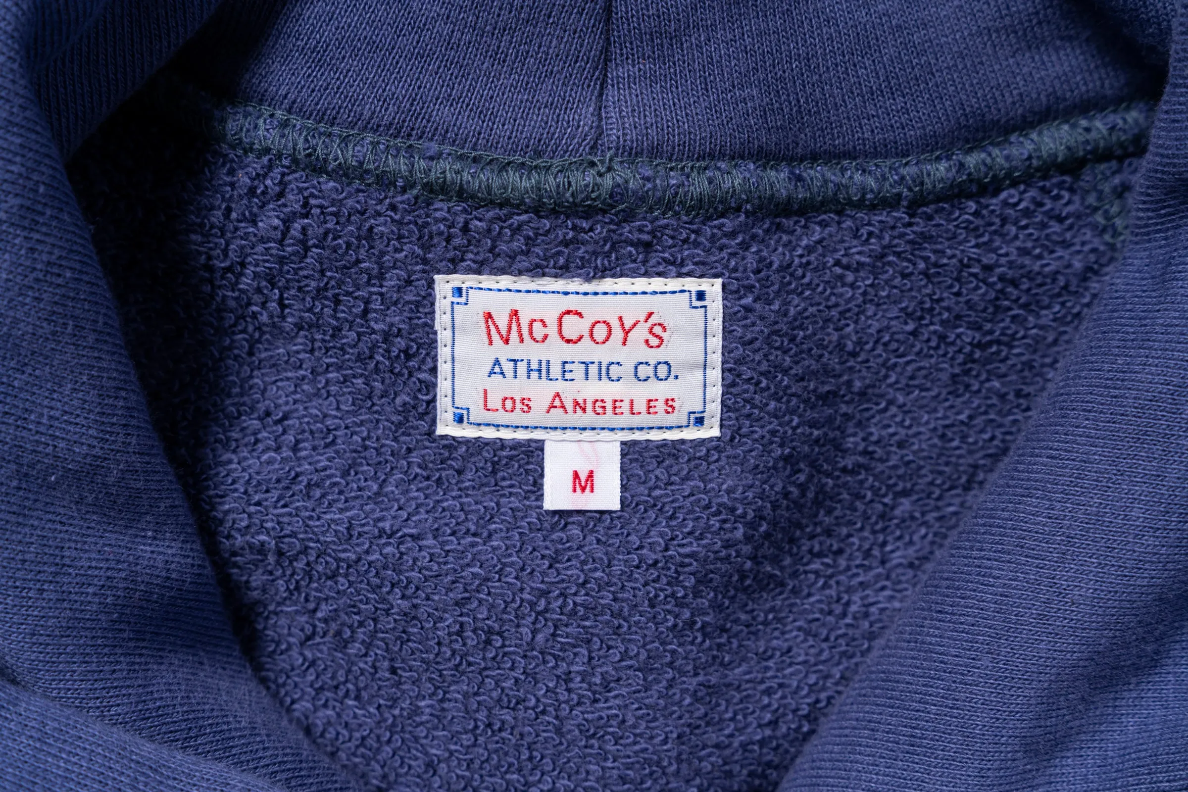 9 OZ. LOOPWHEEL RAGLAN HOODED SWEATSHIRT sold by The Real McCoy's product image thumbnail 4