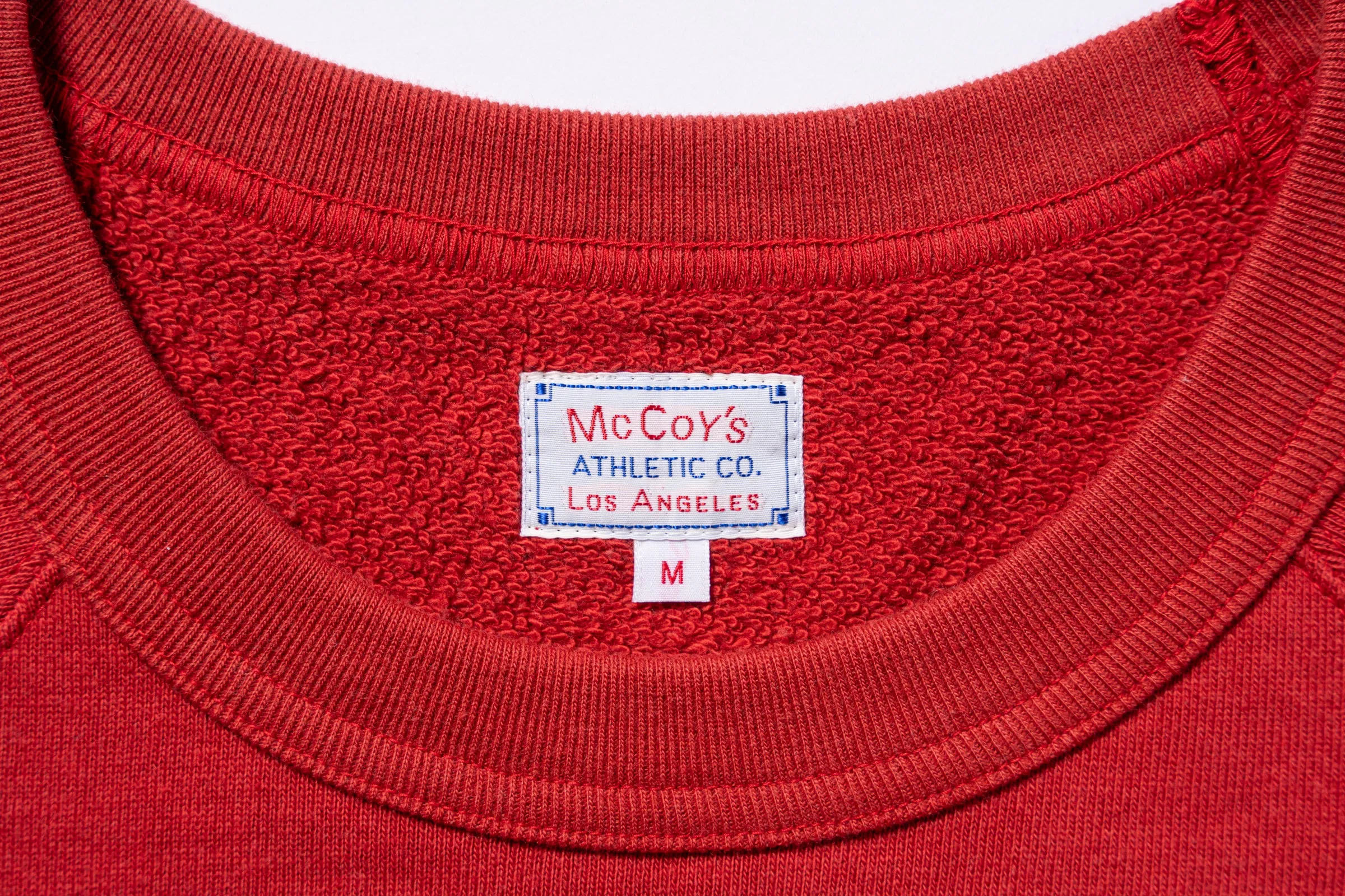 9 OZ. LOOPWHEEL RAGLAN SWEATSHIRT sold by The Real McCoy's product image thumbnail 4