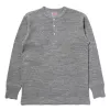 WESTERN CARDIGAN STITCH HENLEY SHIRT sold by The Real McCoy's