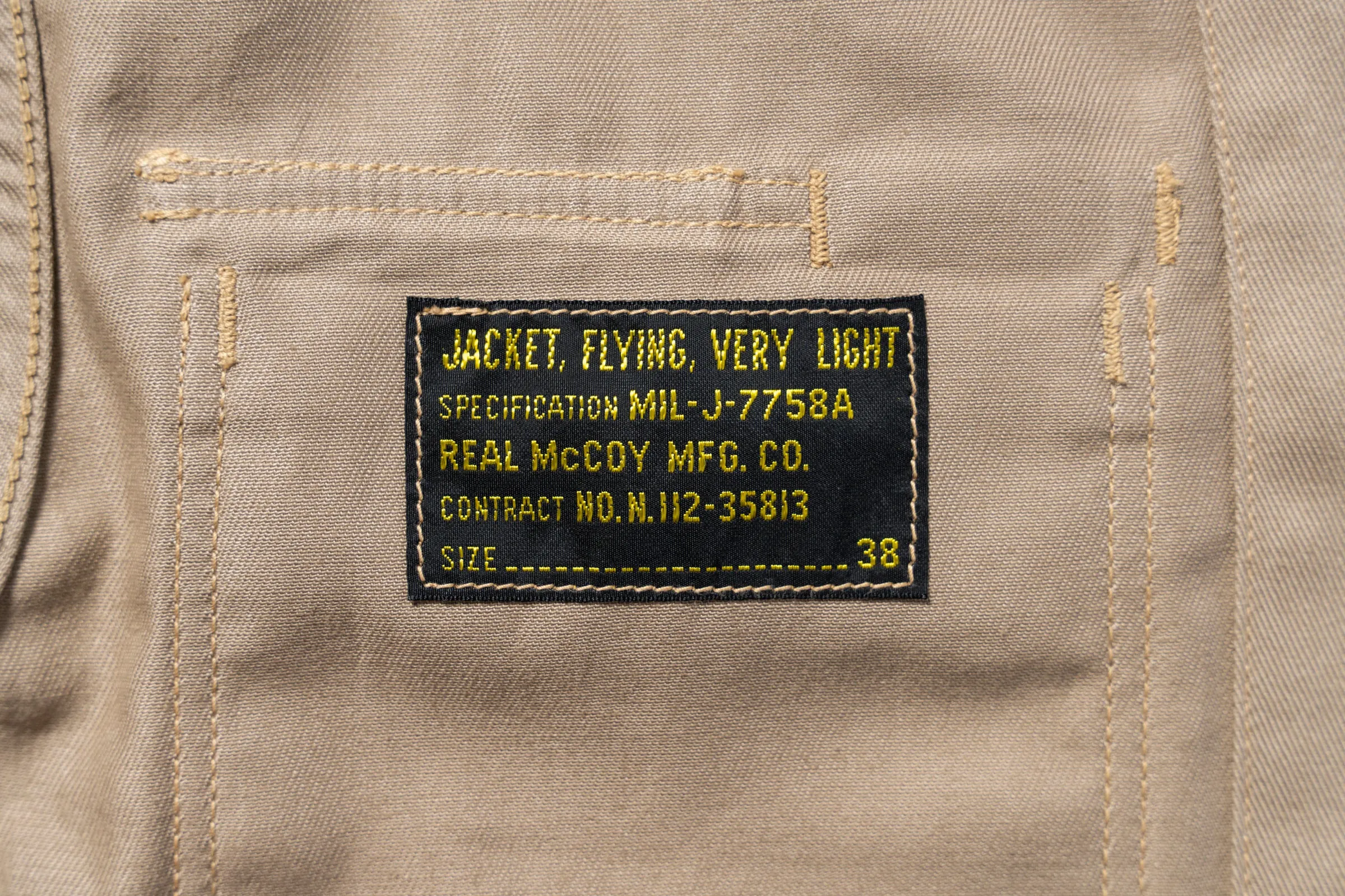 MIL-J-7758A REAL MCOY MFG. CO. sold by The Real McCoy's product image thumbnail 4