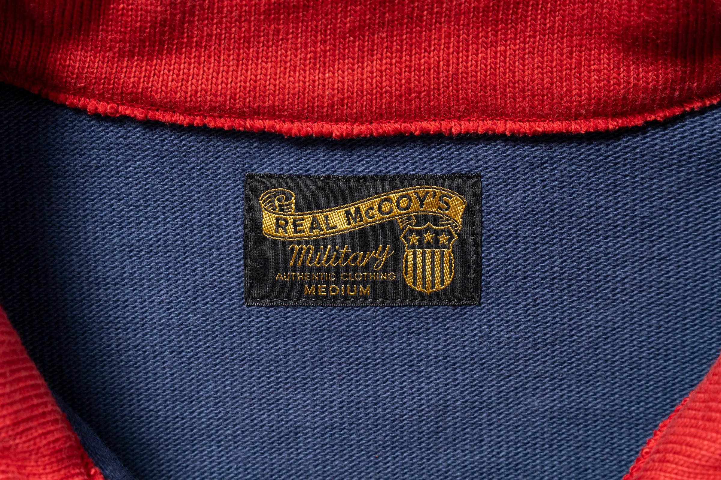 ATHLETIC HALF-ZIP JERSEY / ARMY sold by The Real McCoy's product image thumbnail 4