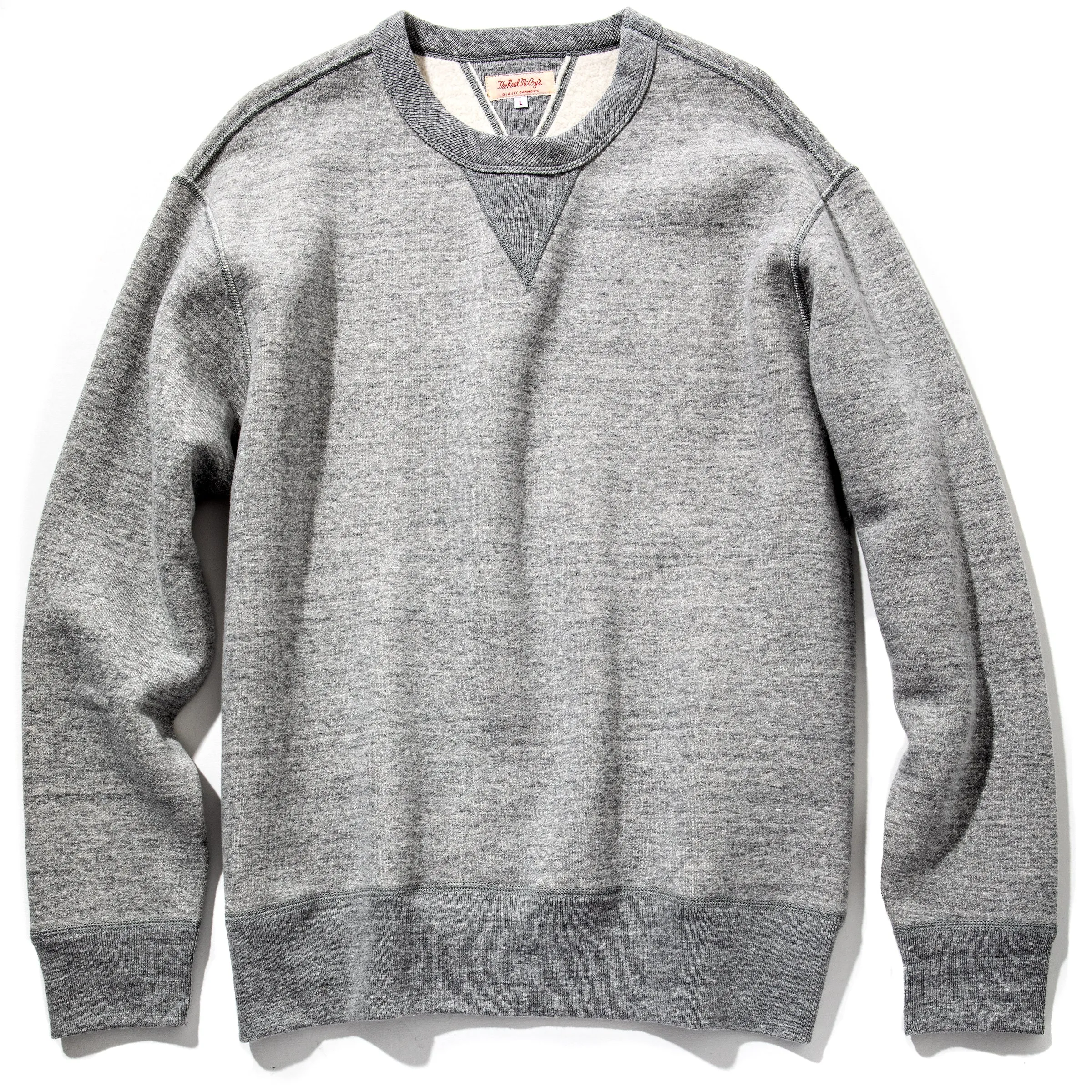 10 oz. LOOPWHEEL CREWNECK SWEATSHIRT sold by The Real McCoy's product image thumbnail 2