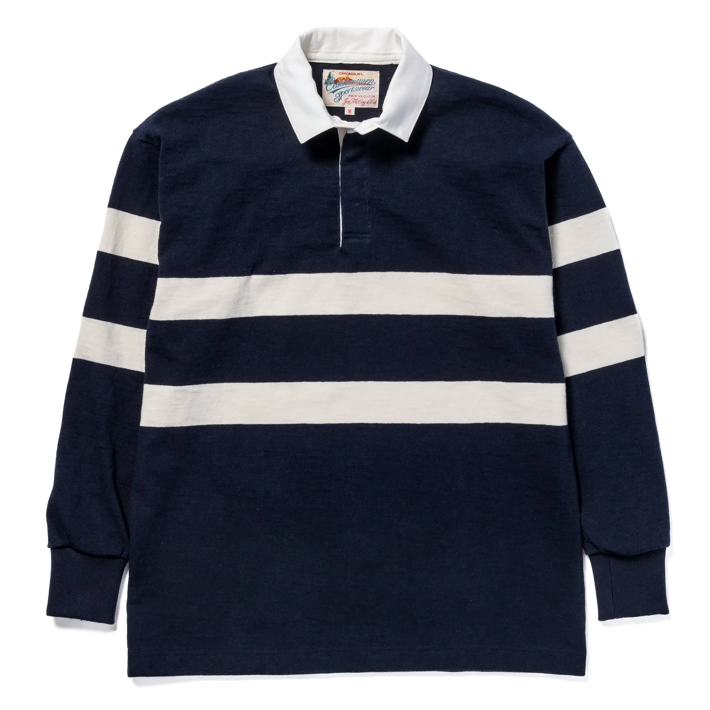CLIMBERS' STRIPED RUGBY SHIRT sold by The Real McCoy's