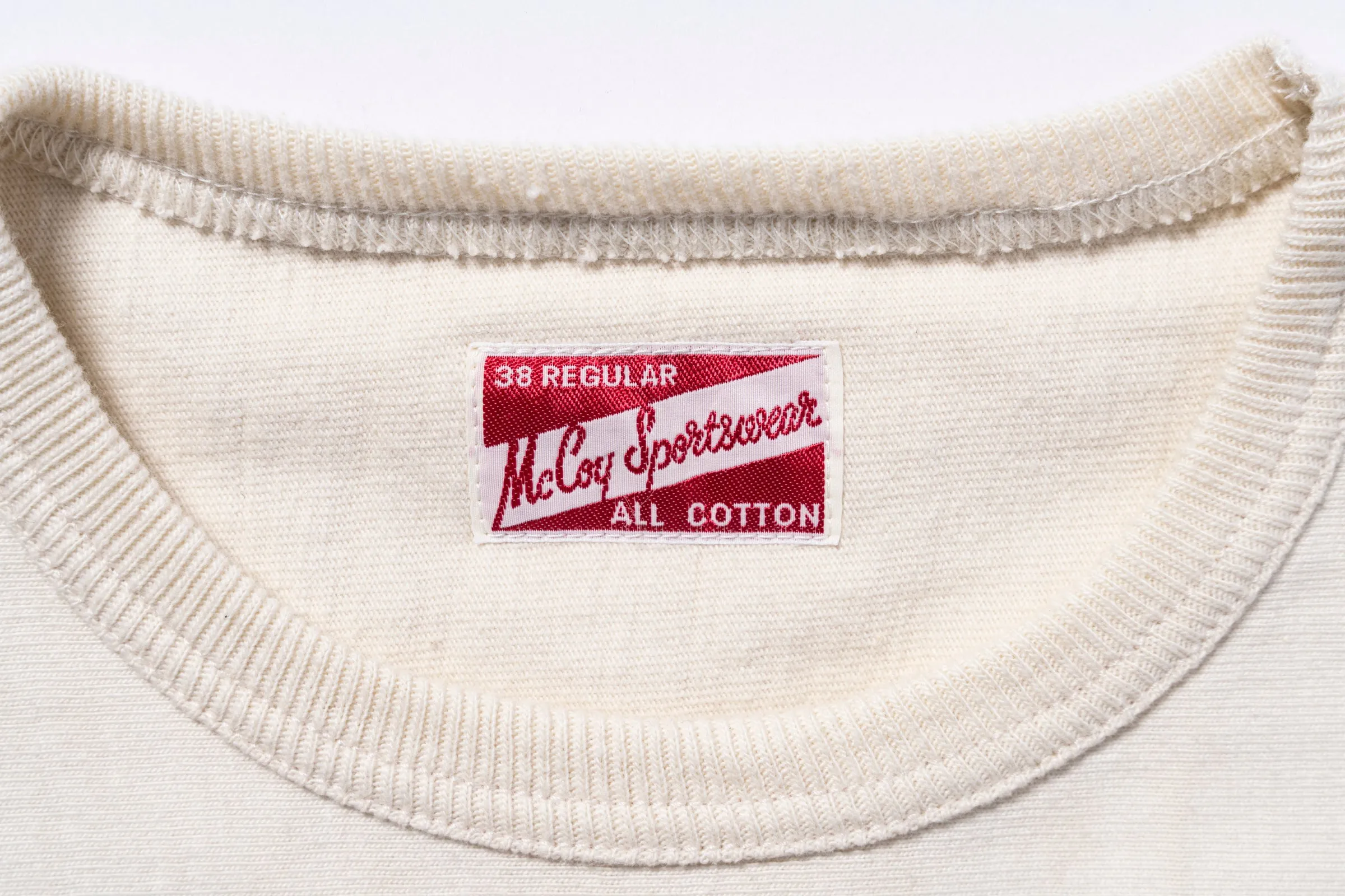 HEAVY COTTON FOOTBALL TEE sold by The Real McCoy's product image thumbnail 4