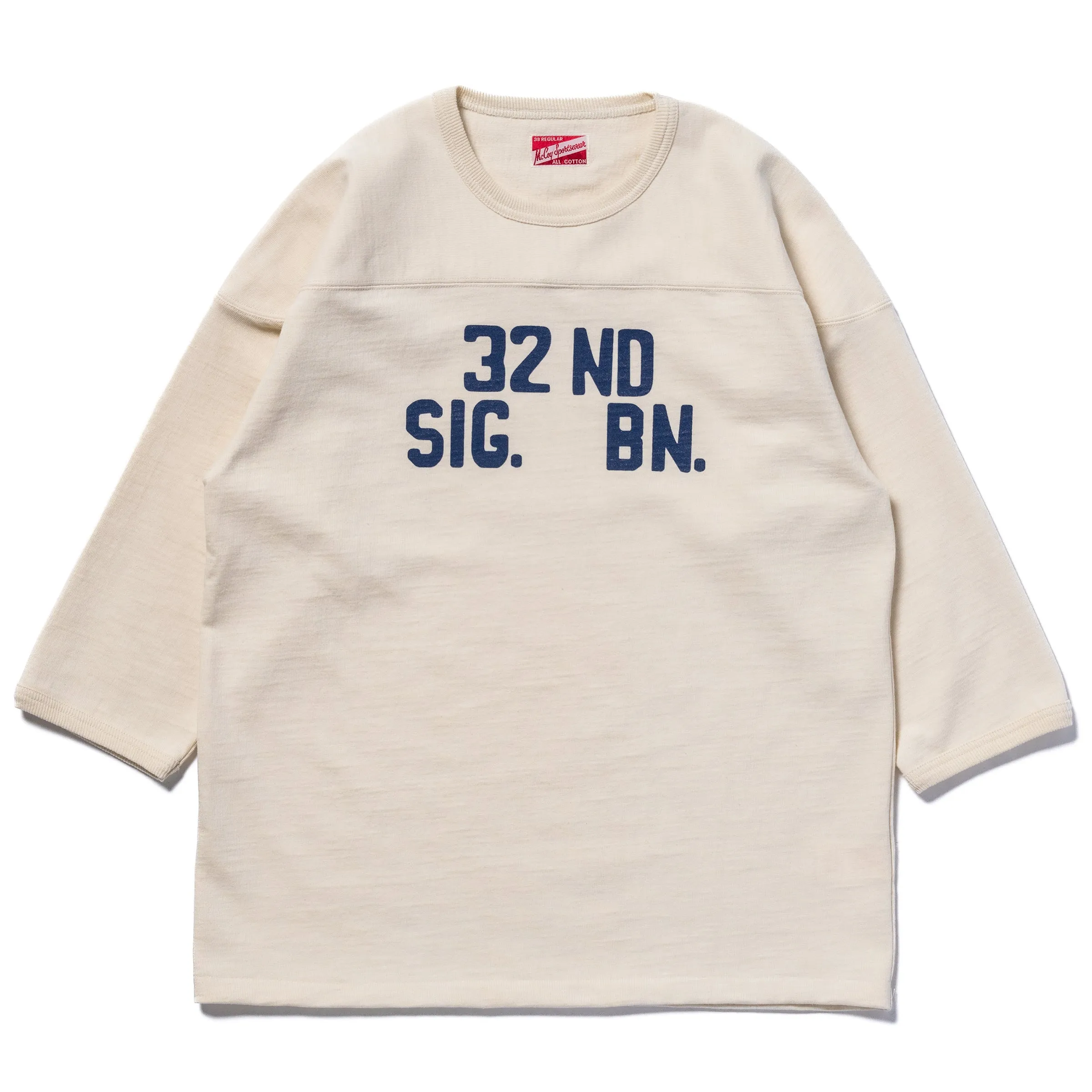 HEAVY COTTON FOOTBALL TEE / 32ND SIG sold by The Real McCoy's
