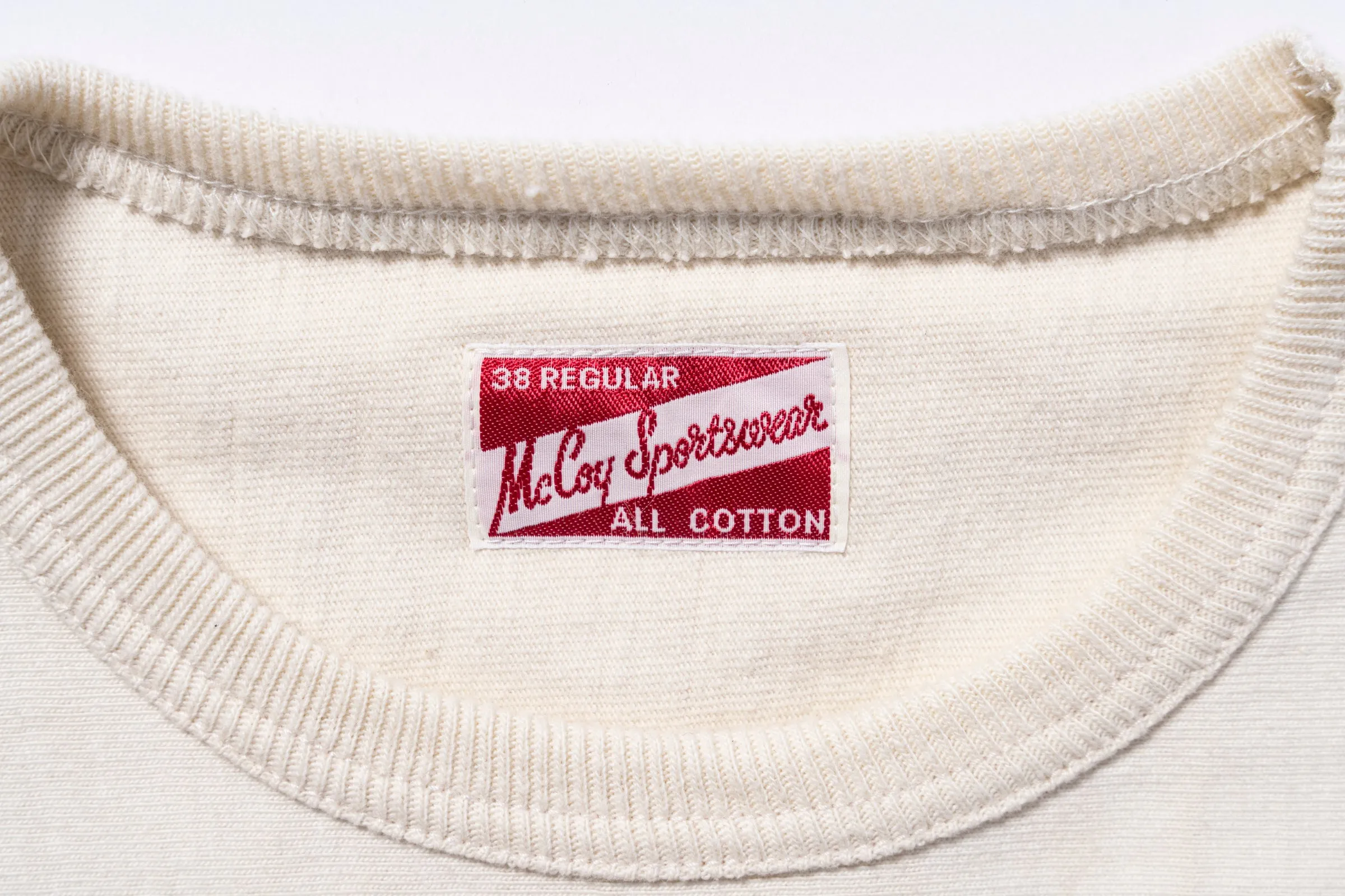 HEAVY COTTON FOOTBALL TEE / 32ND SIG sold by The Real McCoy's product image thumbnail 4