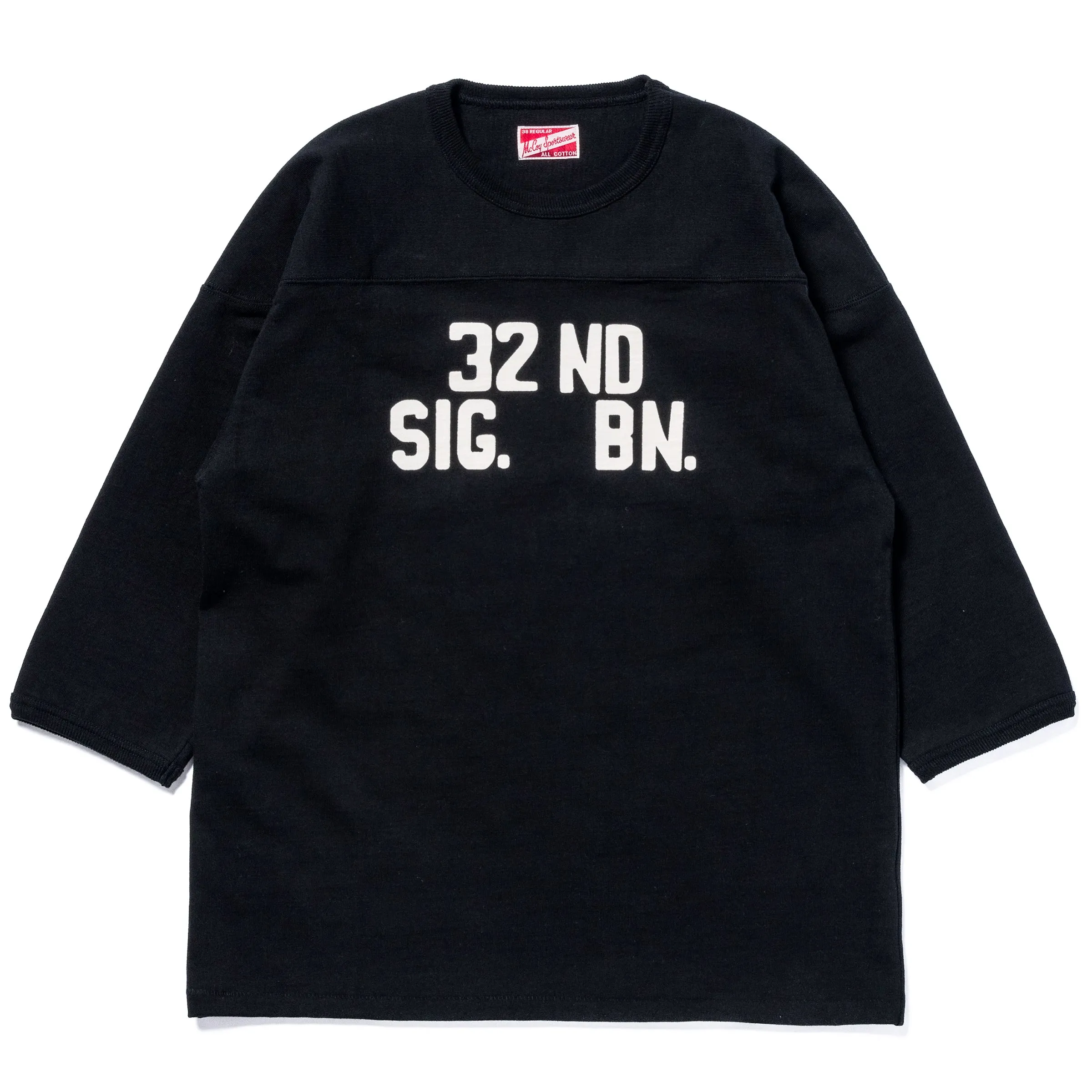 HEAVY COTTON FOOTBALL TEE / 32ND SIG sold by The Real McCoy's product image thumbnail 2