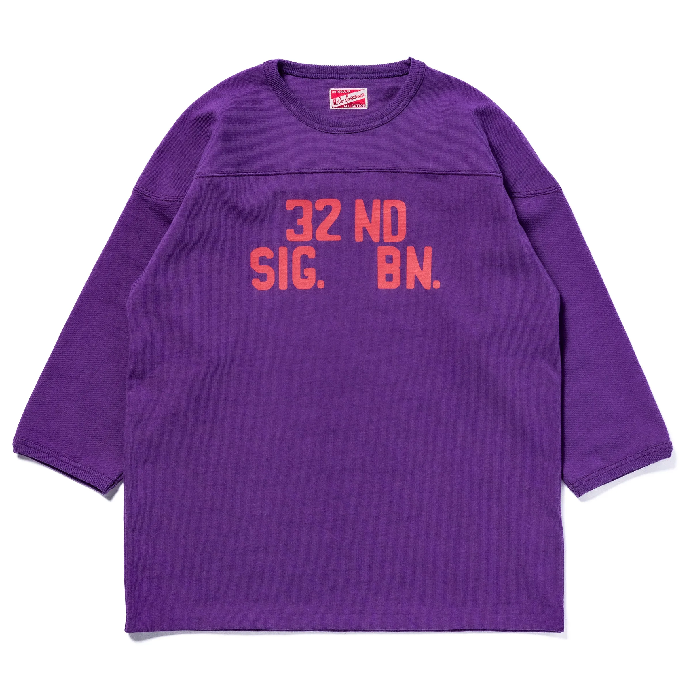 HEAVY COTTON FOOTBALL TEE / 32ND SIG sold by The Real McCoy's