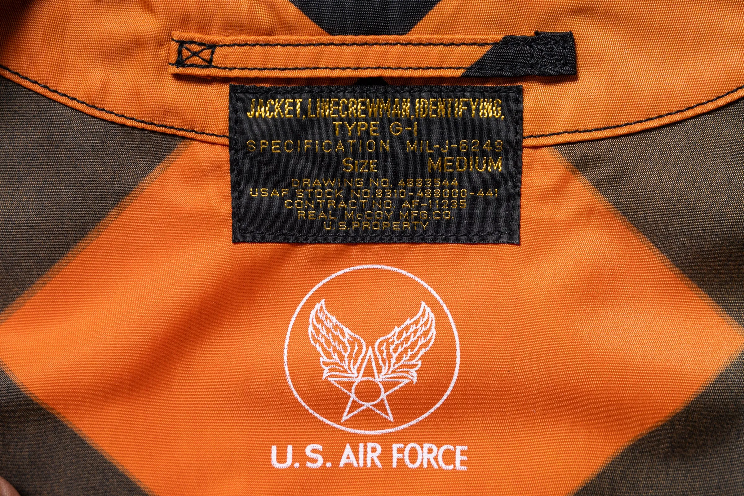 JACKET, LINECREWMAN, IDENTIFYING, TYPE G-1 sold by The Real McCoy's product image thumbnail 4