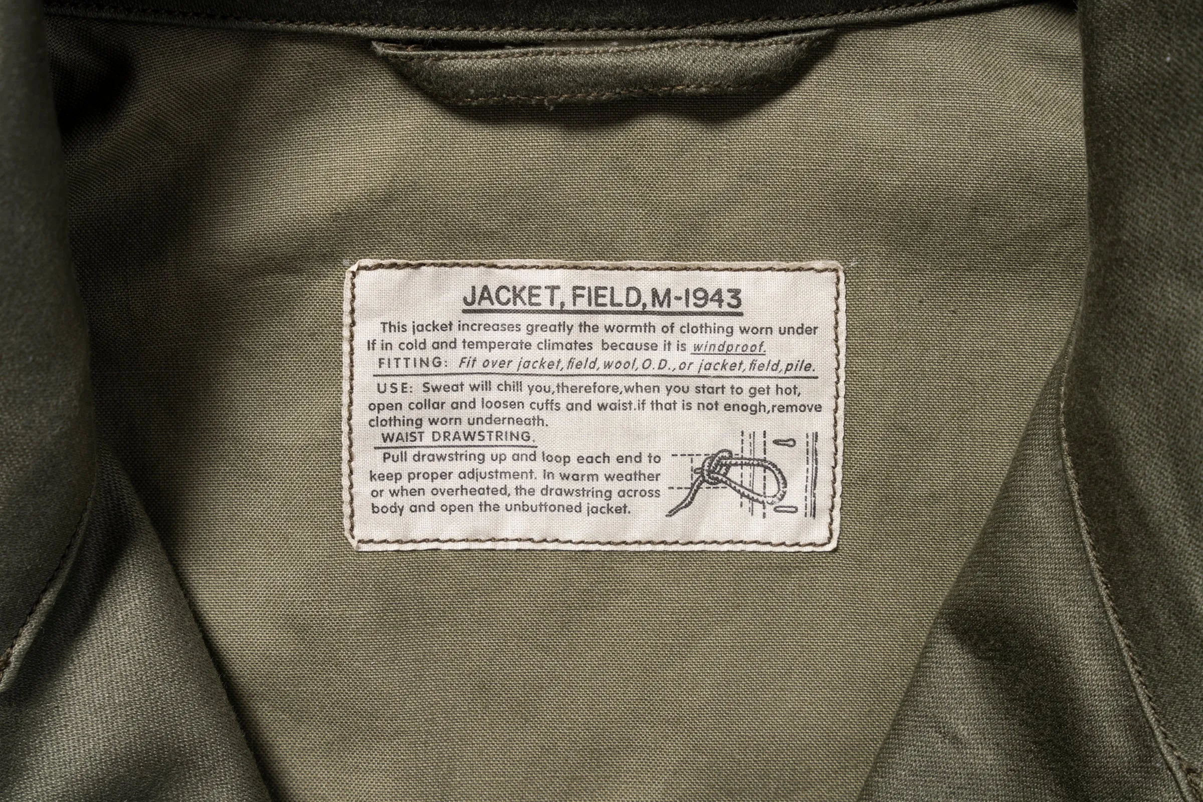 JACKETS, FIELD, M-1943 / 370-E sold by The Real McCoy's product image thumbnail 4