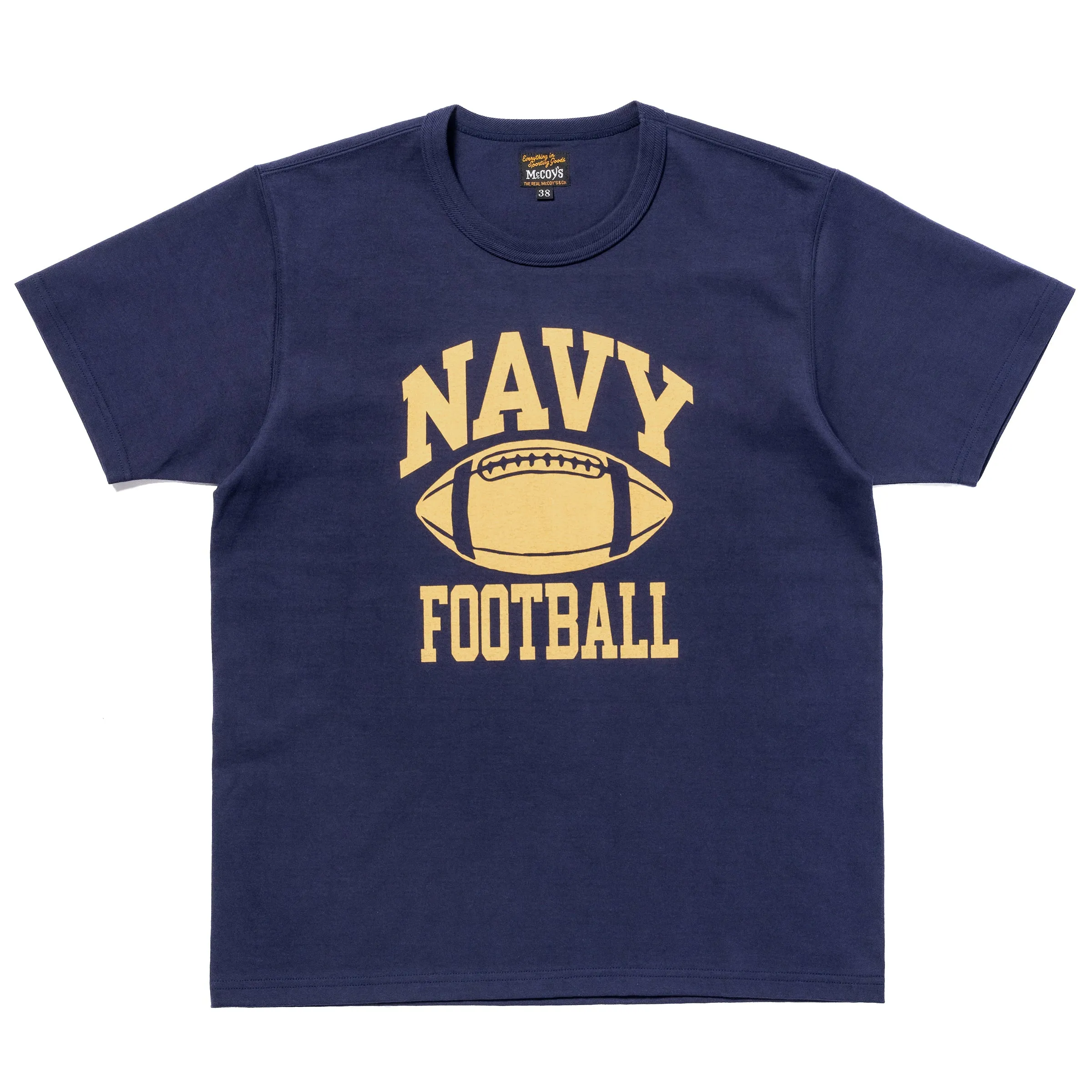 MILITARY TEE / NAVY FOOTBALL sold by The Real McCoy's