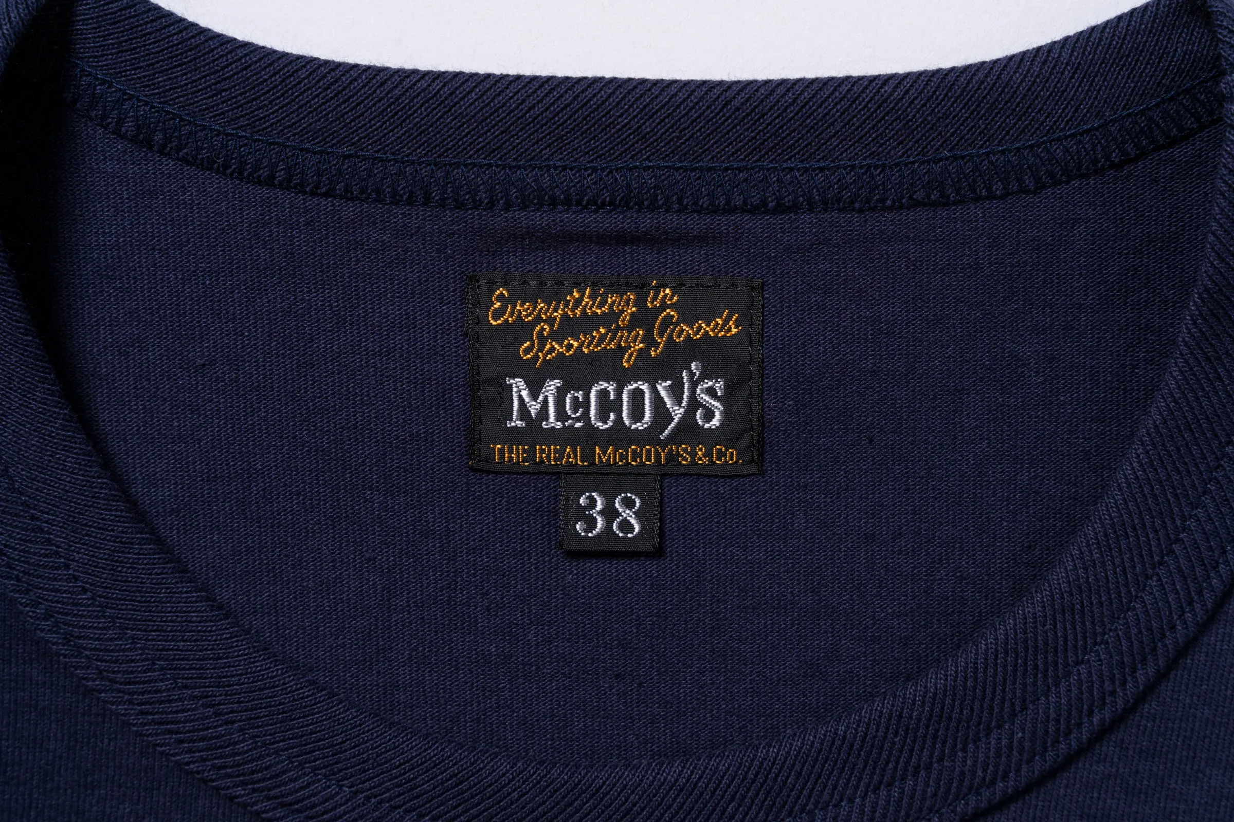 MILITARY TEE / NAVY FOOTBALL sold by The Real McCoy's product image thumbnail 4