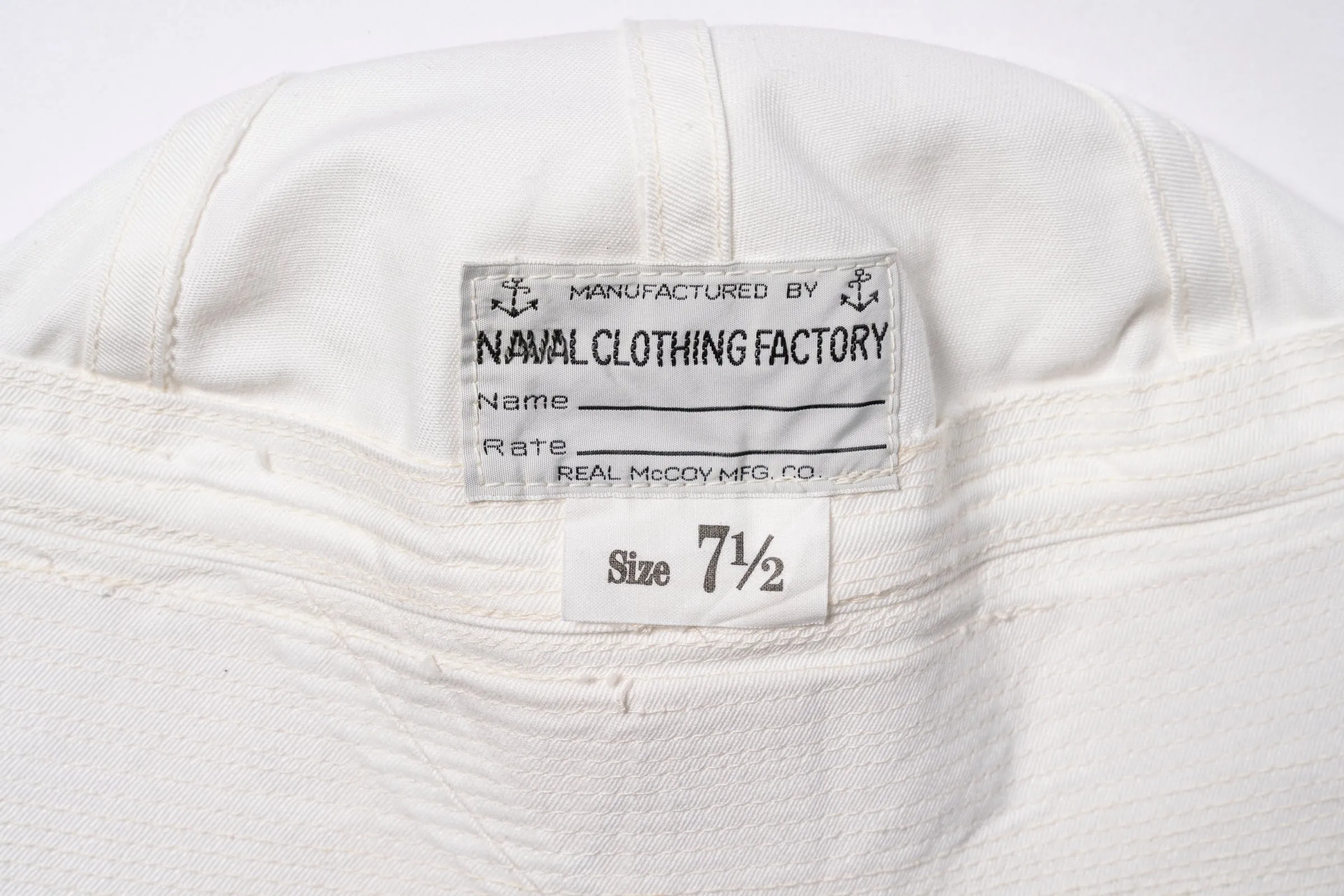 U.S. NAVY WHITE HAT sold by The Real McCoy's product image thumbnail 3