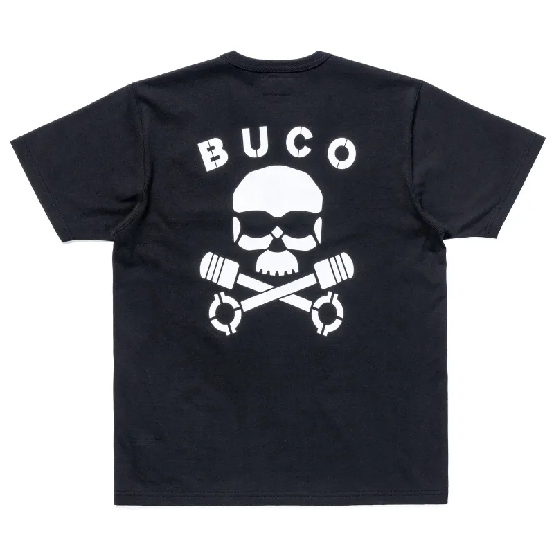 BUCO TEE / SKULL PISTON sold by The Real McCoy's